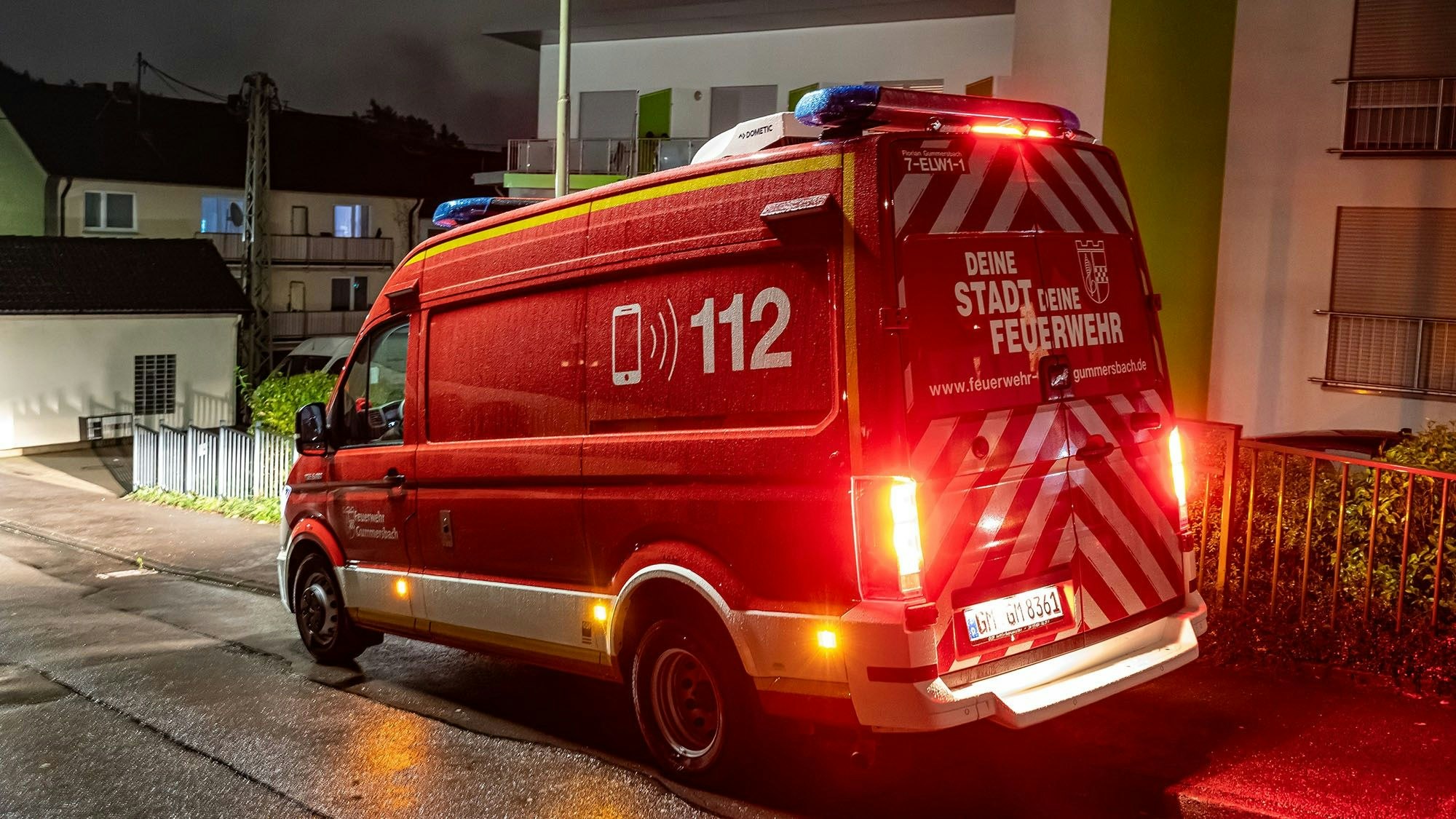 Einsatzleitwagen der Gummersbacher Feuerwehr.
