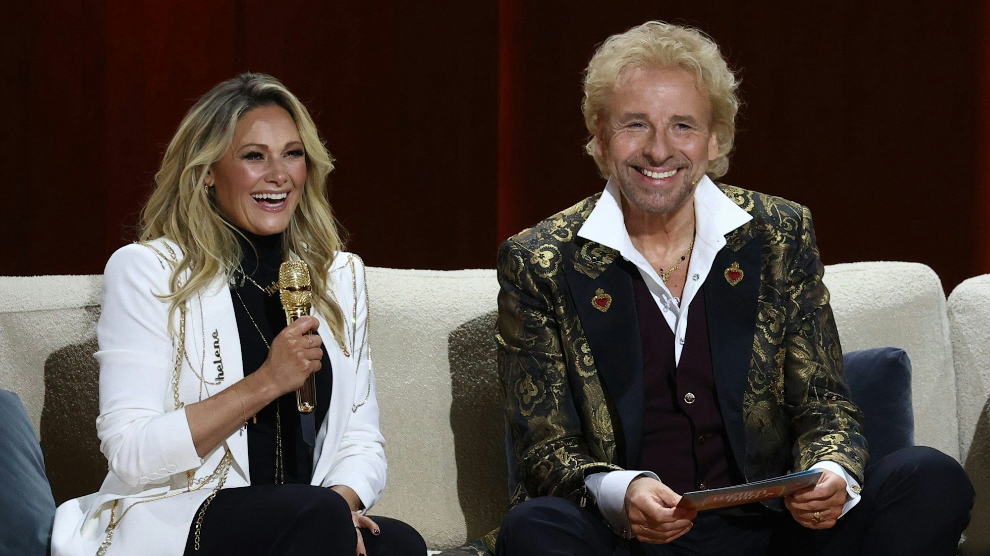 Helene Fischer war auch in Thomas Gottschalks Show 2021 zu Gast.