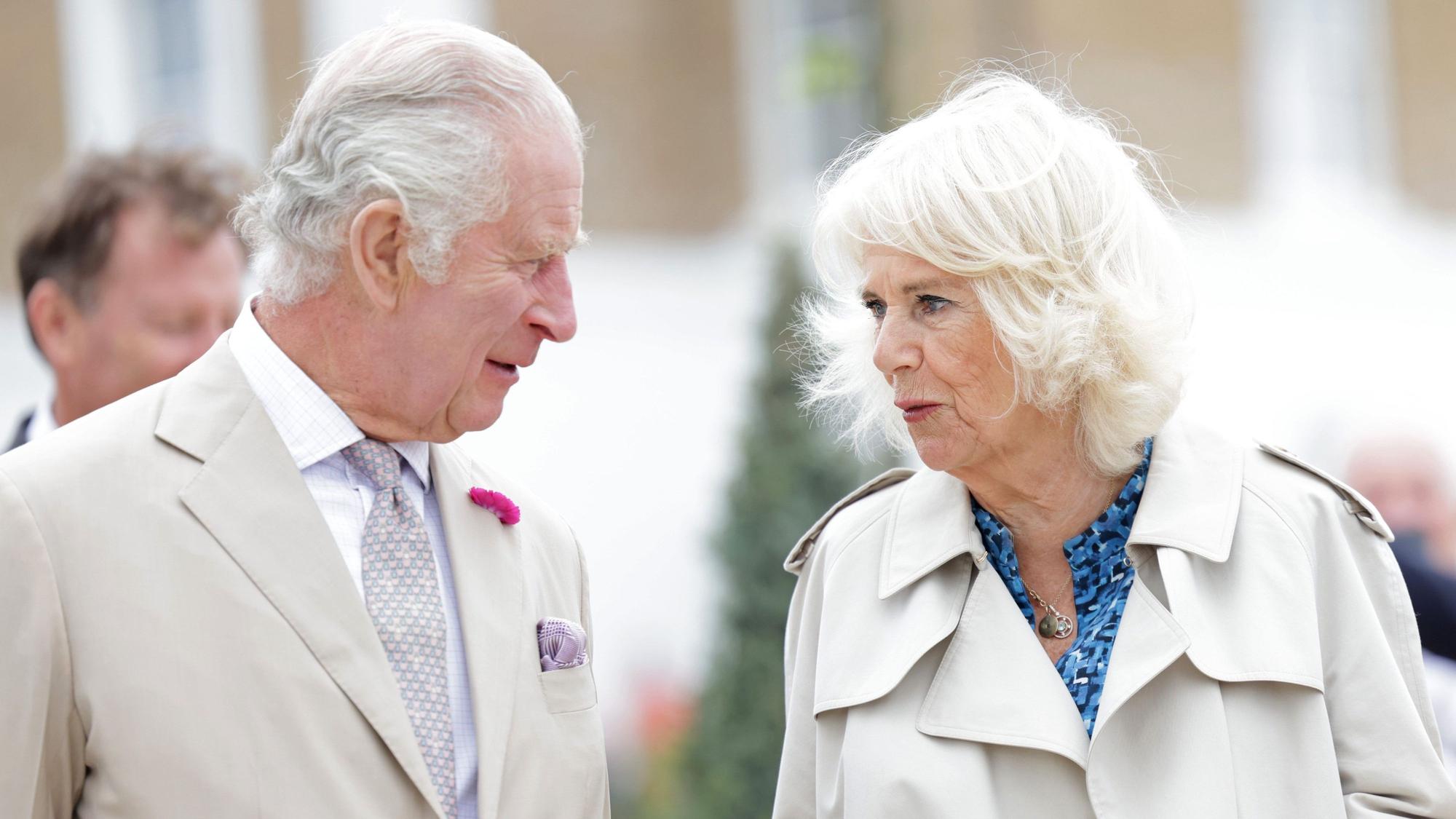 König Charles und Königin Camilla in London.