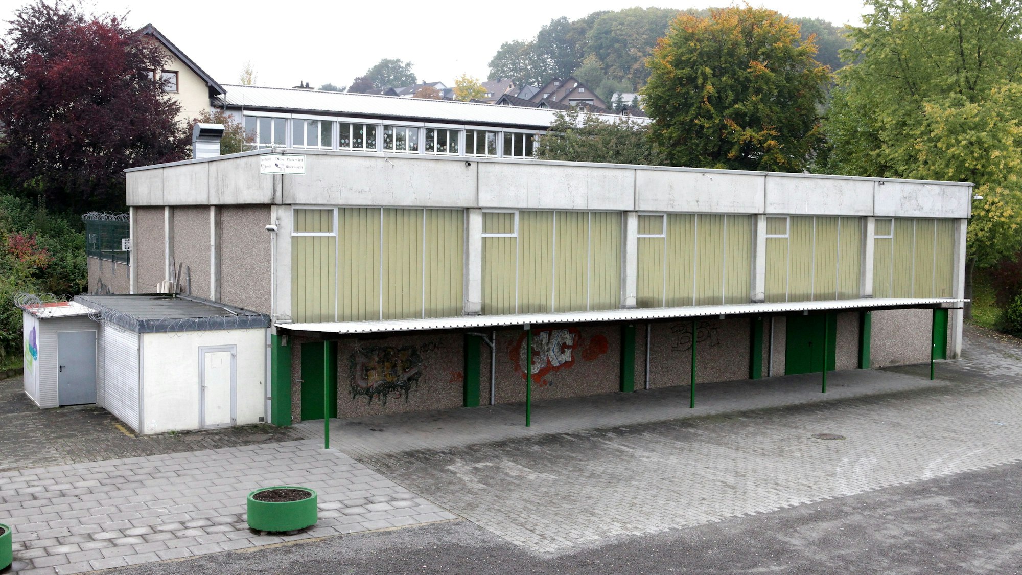 Das Foto zeigt die Turnhalle von Kürten-Biesfeld