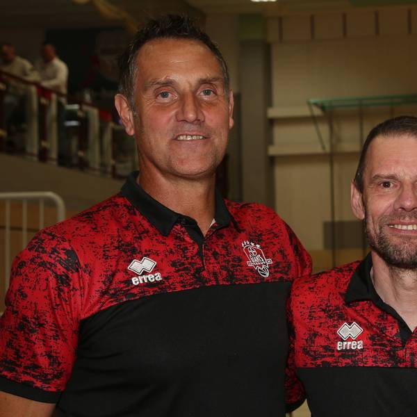 Basketballtrainer Hans-Jürgen Gnad und Michael Koch Bayer Giants Barmer 2.Basketball Bundesliga Pro B Nord Saison 2023-24 SBB Baskets Wolmirstedt - Bayer Giants Leverkusen am 08.10.2023 *** Basketball coach Hans Jürgen Gnad and Michael Cook Bayer Giants Barmer 2 Basketball Bundesliga pro B North Season 2023 24 SBB Baskets Wolmirstedt Bayer Giants Leverkusen on 08 10 2023 1089910841 Basketballtrainer Hans-Jürgen Gnad und Michael Koch Bayer Giants Barmer 2.Basketball Bundesliga Pro B Nord Saison 2023 *** Basketball coach Hans Jürgen Gnad and Michael Koch Bayer Giants Barmer 2 Basketball Bundesliga Pro B North Season 2023 24 SBB Baskets Wolmirstedt Bayer Giants Leverkusen on 08 10 2023 Basketball coach Hans Jürgen Gnad and Michael Cook Bayer Giants Barmer 2 Basketball Bundesliga pro B North Season 2023 24 SBB Baskets Wolmirstedt Bayer Giants Leverkusen on 08 10 2023 1089910841 Basketball coach Hans Jürgen Gnad and Michael Koch Bayer Giants Barmer 2 Basketball Bundesliga Pro B North Season 2023 imago images 0307762455