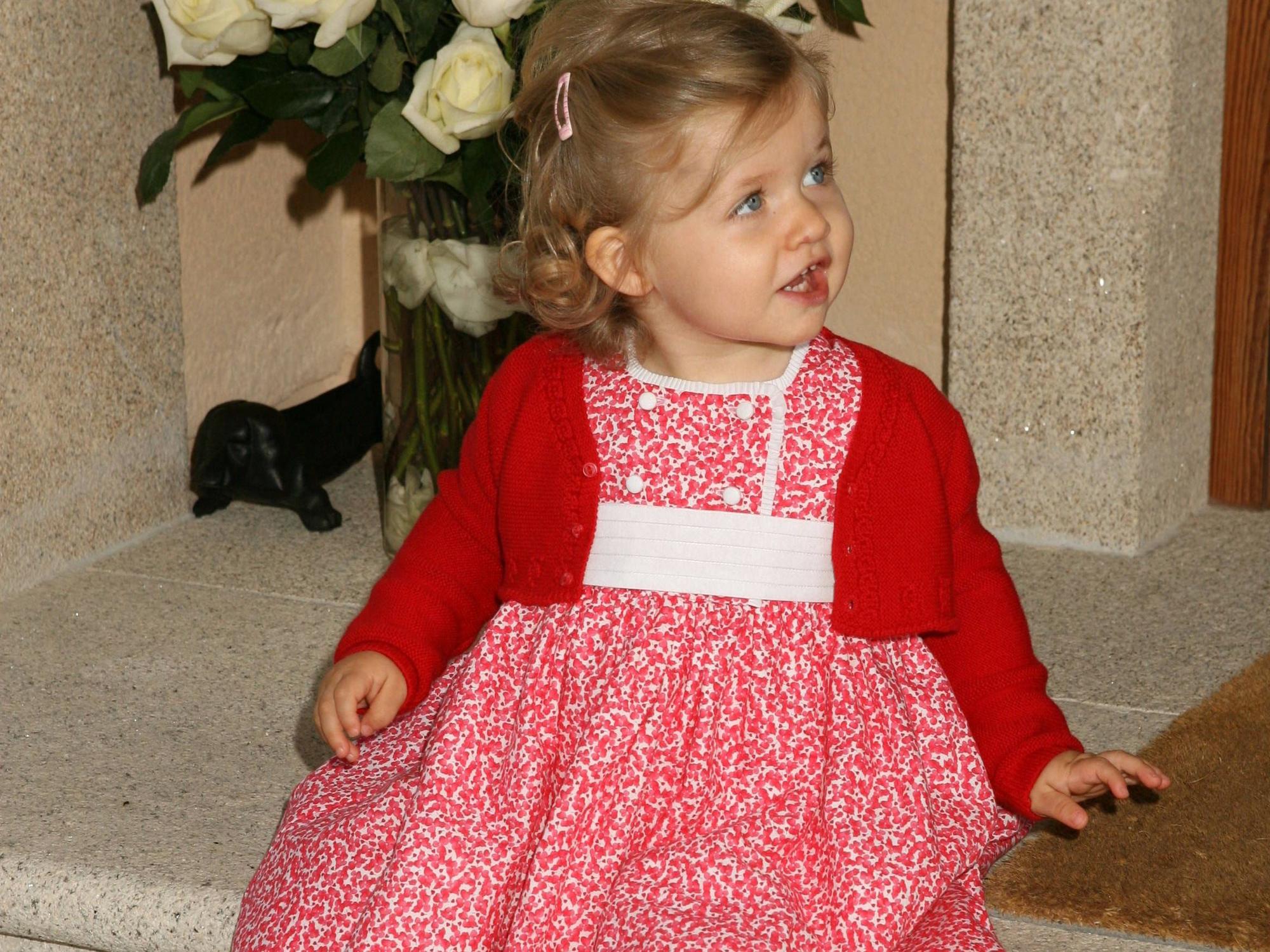 Prinzessin Leonor als kleines Kind.