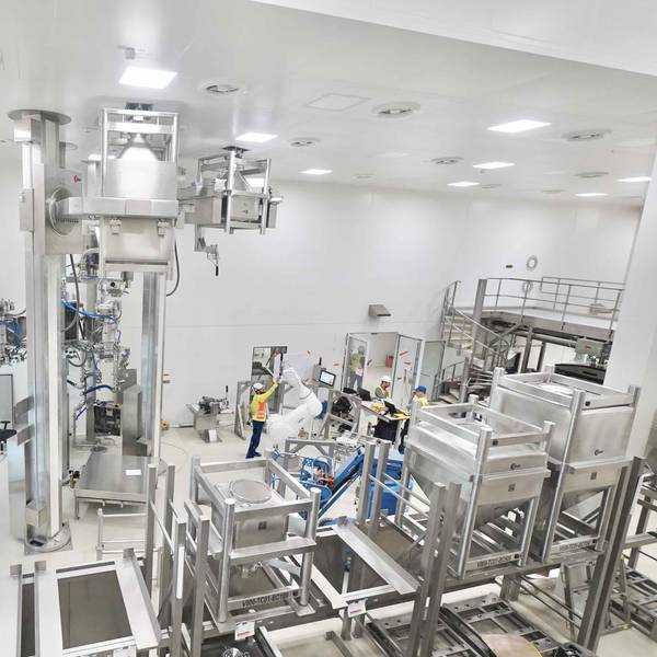 26.10.2023: Die Arzneimittelproduktionsanlage "Solida 1" der Bayer AG im Chempark Leverkusen
