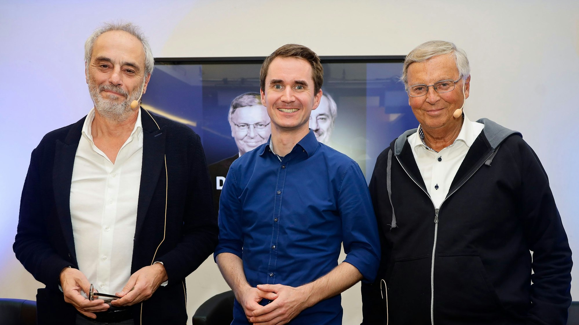 Christian Rach, Henning Beck und Wolfgang Bosbach im studio dumont