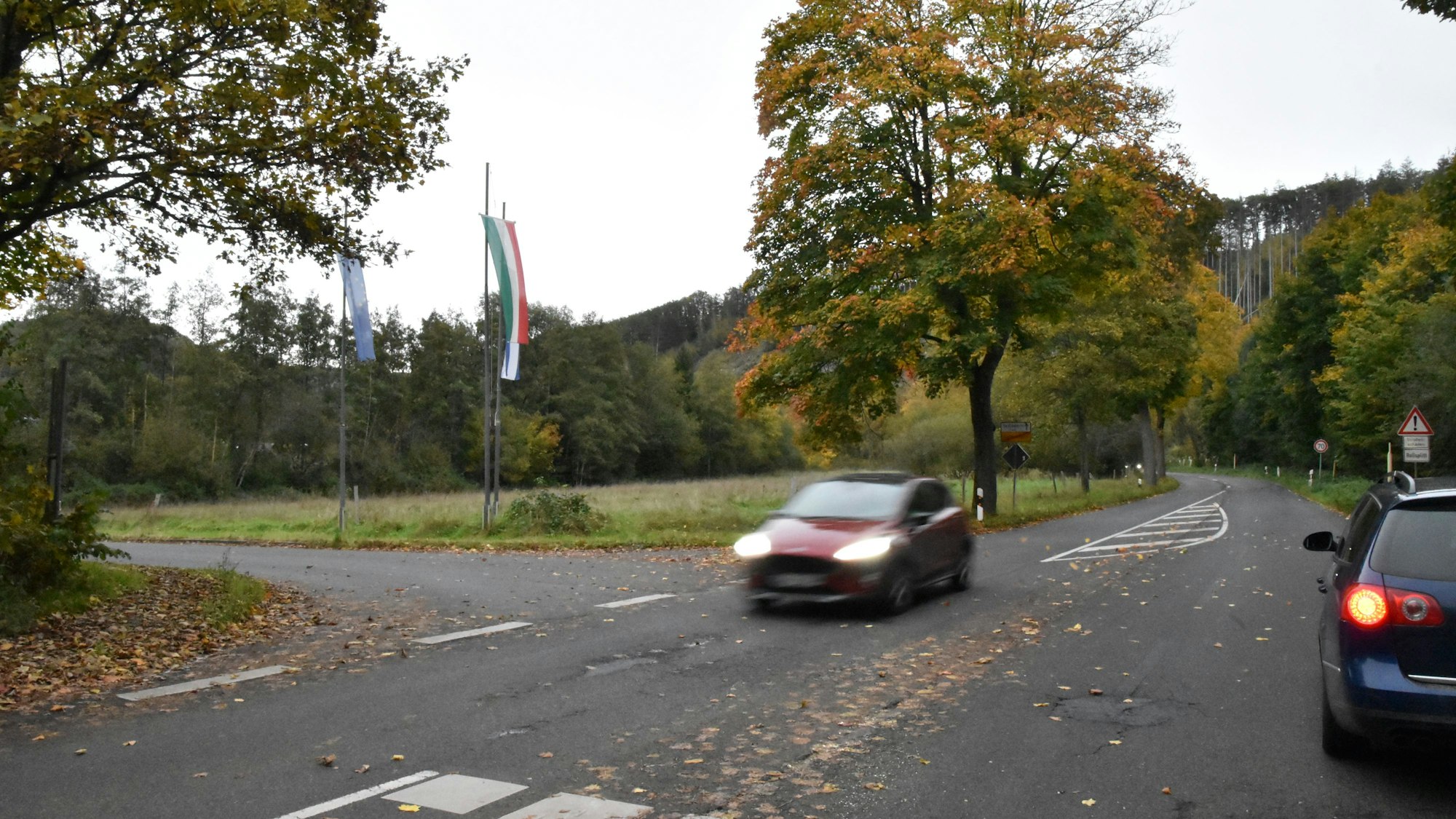 Noch ist an der Ecke Pappelstraße/Hauptstraße (L333) nur eine Wiese zu sehen.