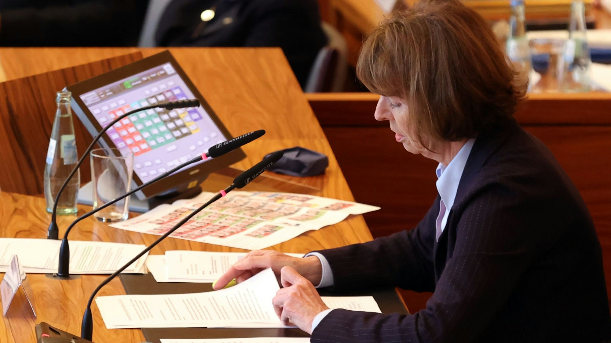 Oberbürgermeisterin Henriette Reker während der Stadtratssitzung.