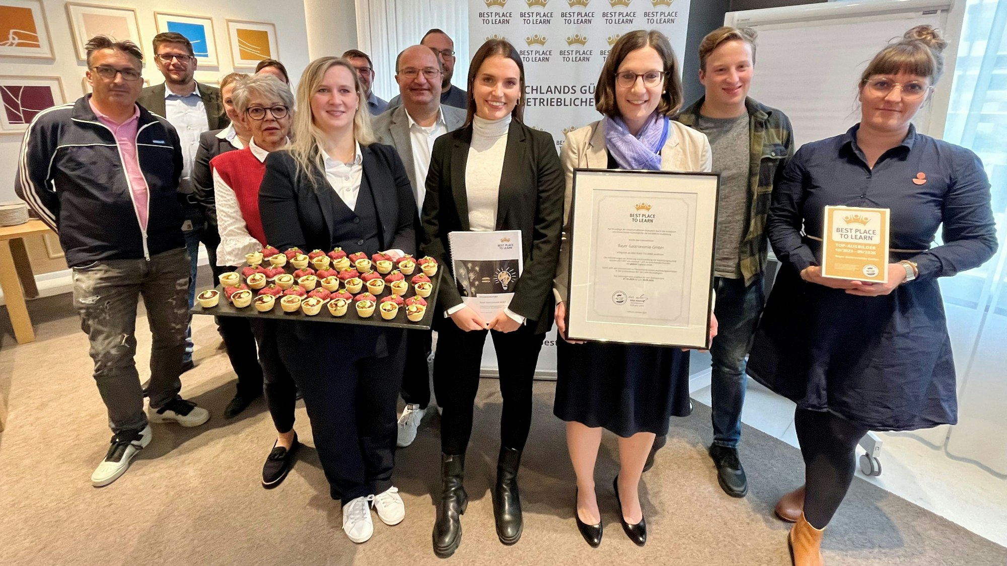 Bayer Gastronomie als guter Ausbildungsbetrieb ausgezeichnet