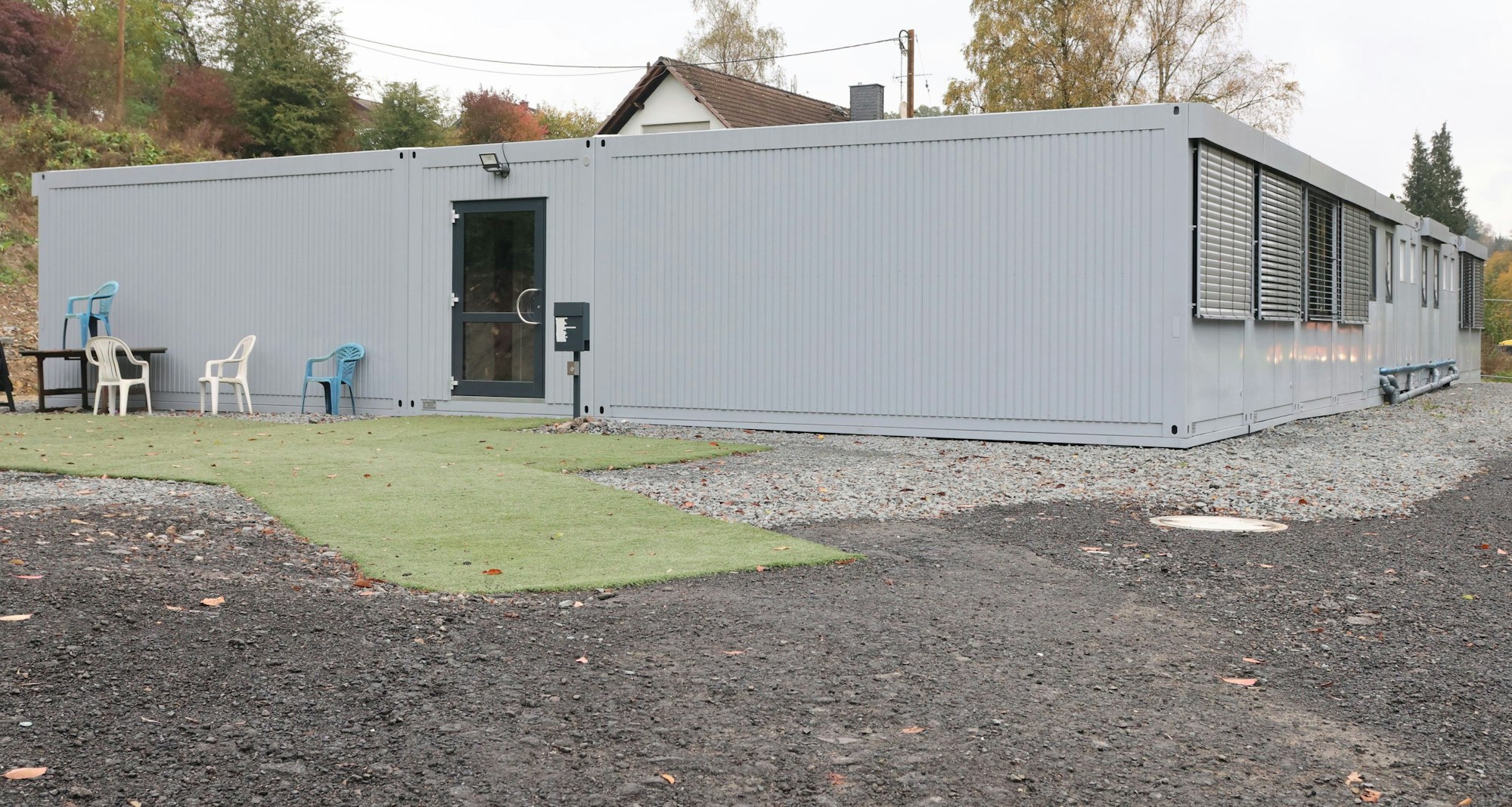 Wohncontainer in Nümbrecht-Berkenroth.