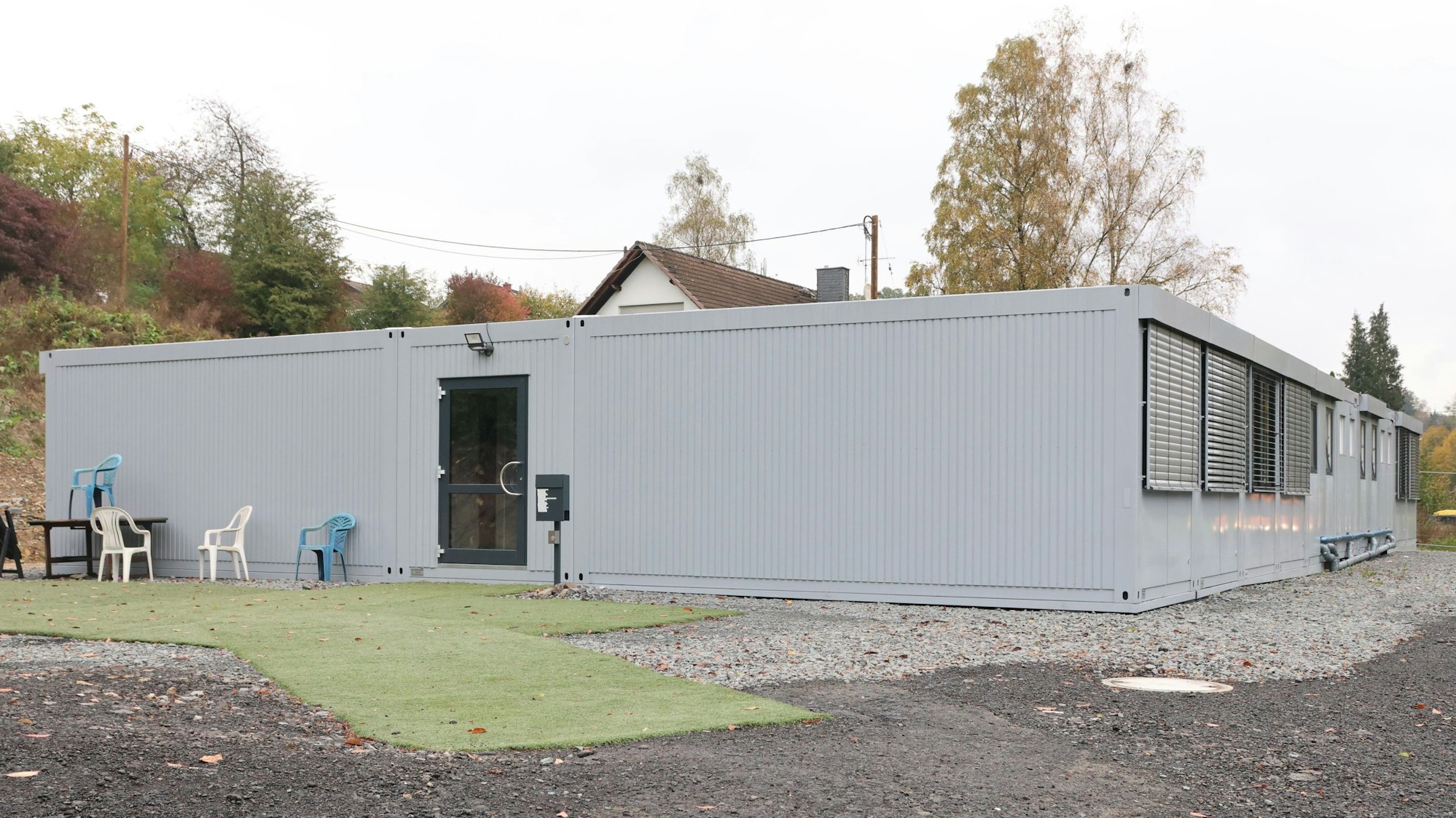 Wohncontainer in Nümbrecht-Berkenroth.