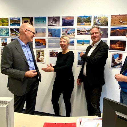 Das Bild zeigt die Jurymitglieder des Fotowettbewerbs.