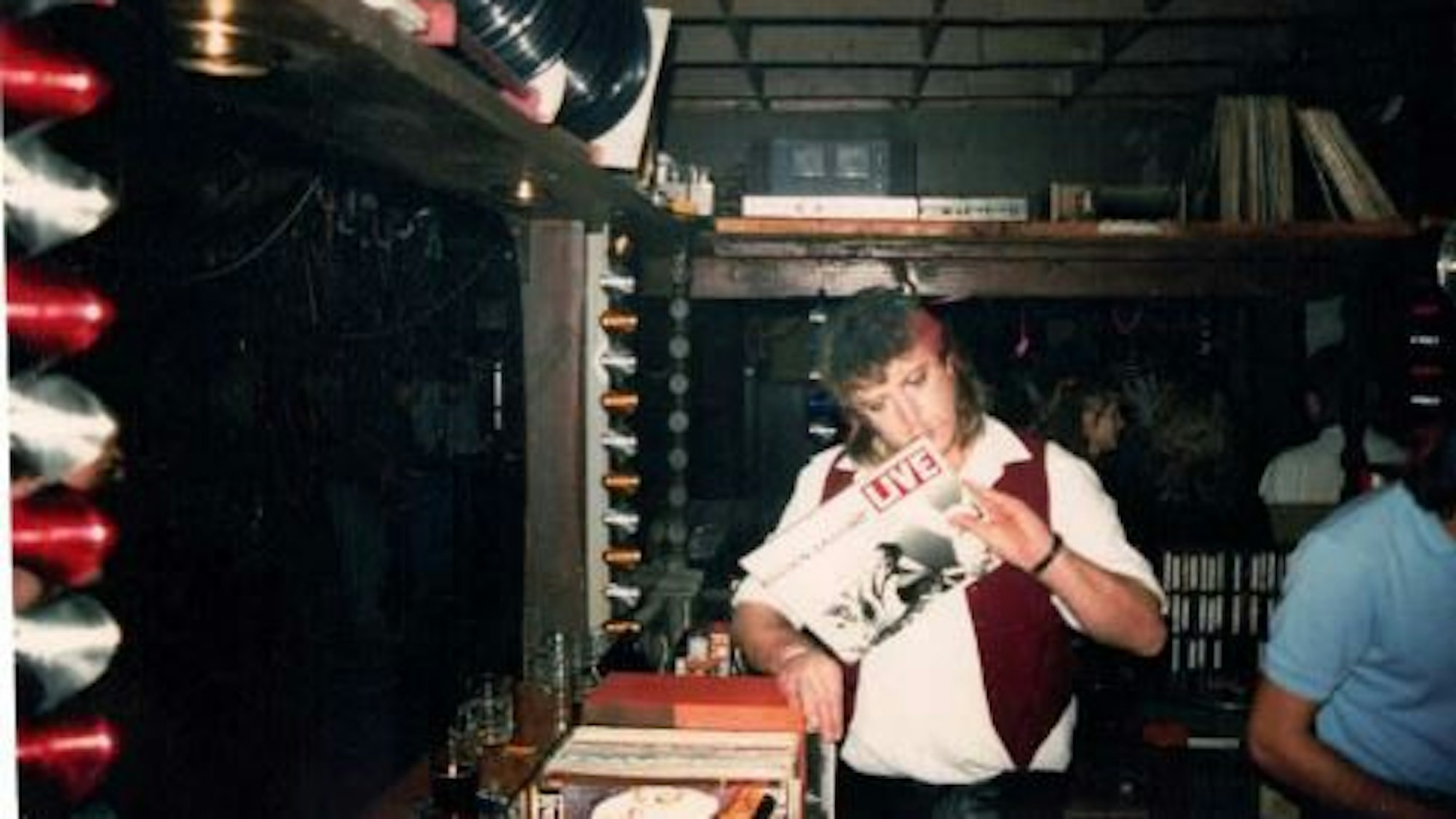 Ein Uralt-Bild (entstanden zwischen 1997 und 1998) aus der Discothek Waldlust in Engelskirchen.