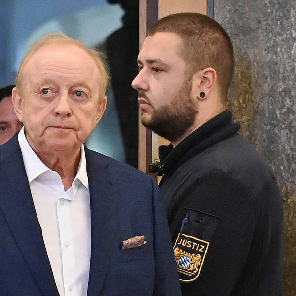 Alfons Schuhbeck zum Prozessauftakt im Strafverfahren wegen Steuerhinterziehung vor dem Oberlandesgericht Muenchen.