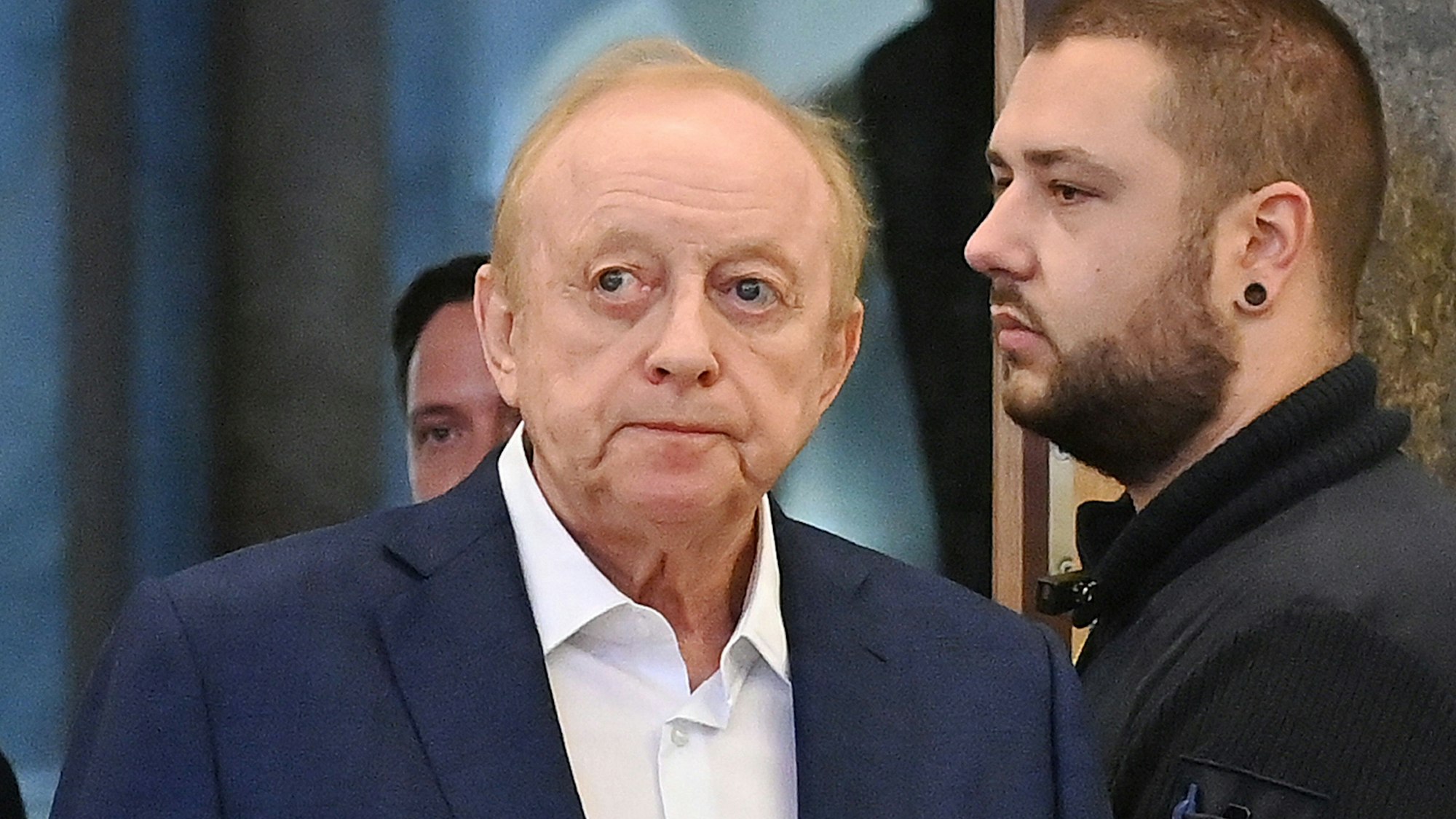 Alfons Schuhbeck zum Prozessauftakt im Strafverfahren wegen Steuerhinterziehung vor dem Oberlandesgericht Muenchen.