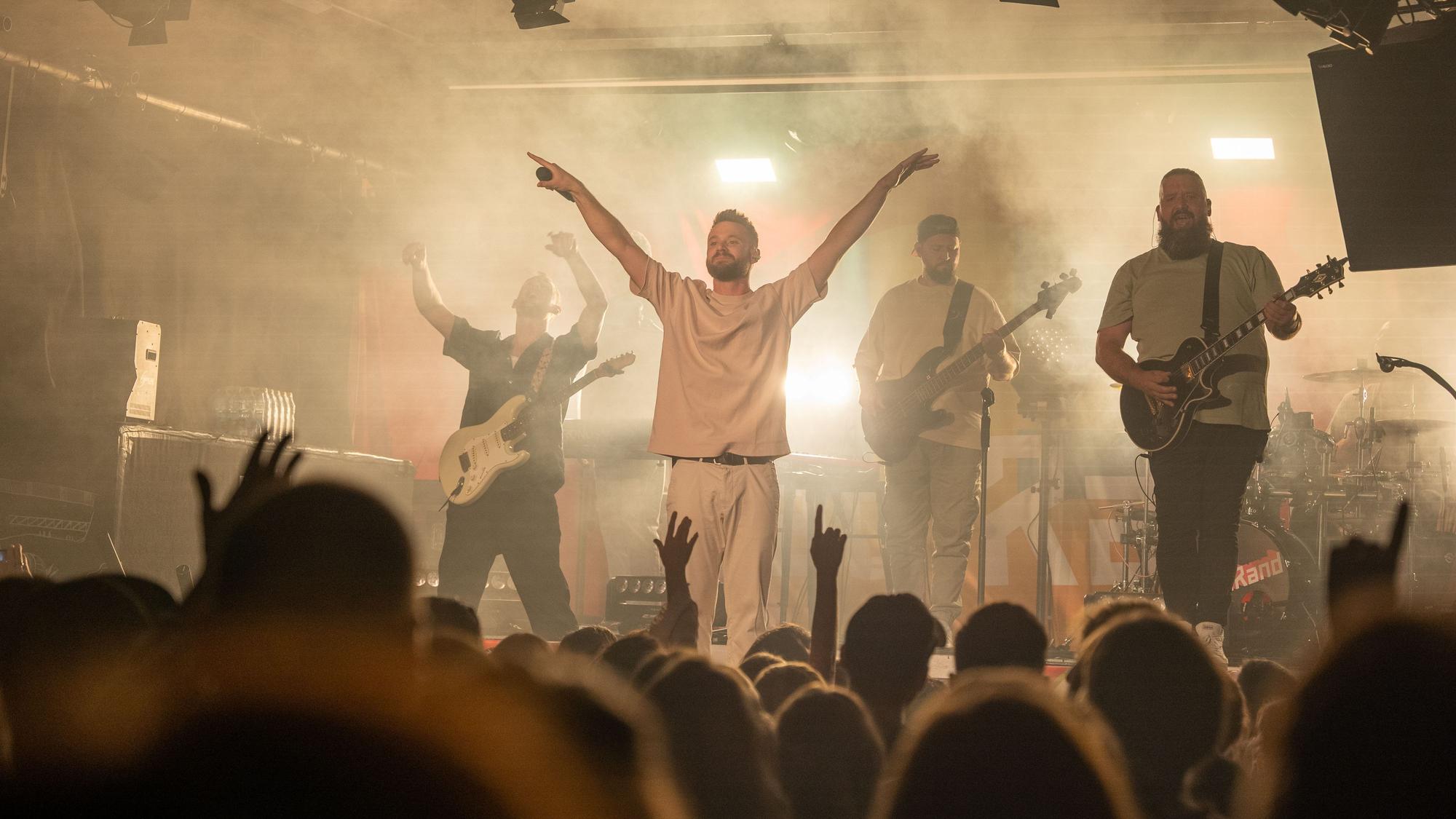 Stadtrand bei ihrer Albumvorstellung im Club Bahnhof Ehrenfeld.