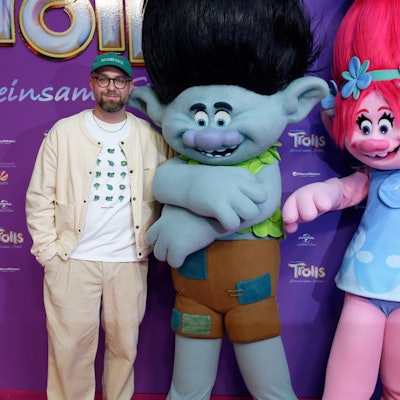 Die prominenten Synchronsprecher: Mark Forster und Lena Meyer-Landrut bei der Premiere des Films „Trolls 3 - Gemeinsam stark“ in Köln.