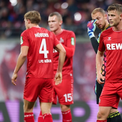 Kölner enttäuscht nach einem Gegentor