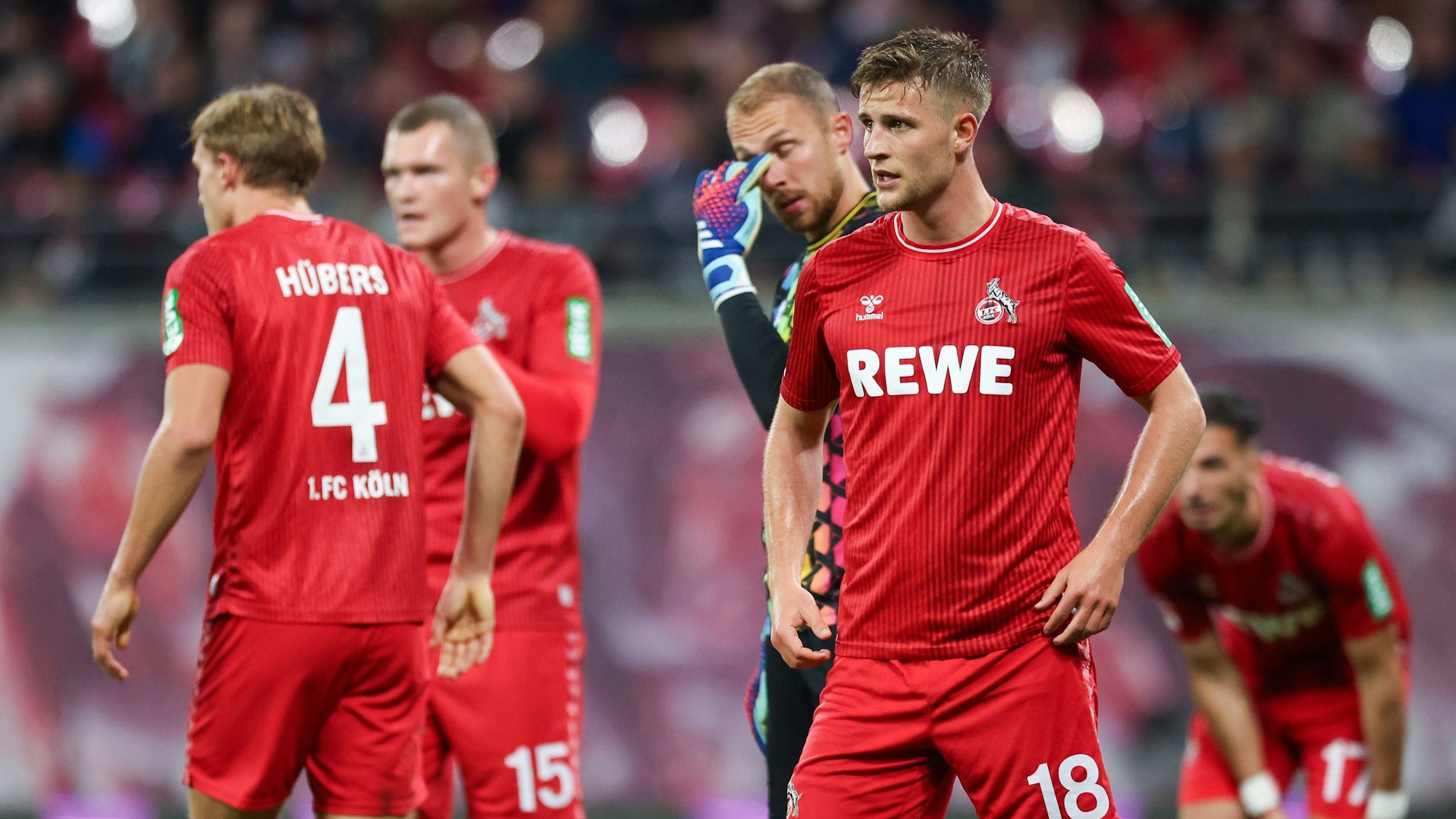 Kölner enttäuscht nach einem Gegentor