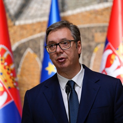 Der serbische Präsident Aleksandar Vucic