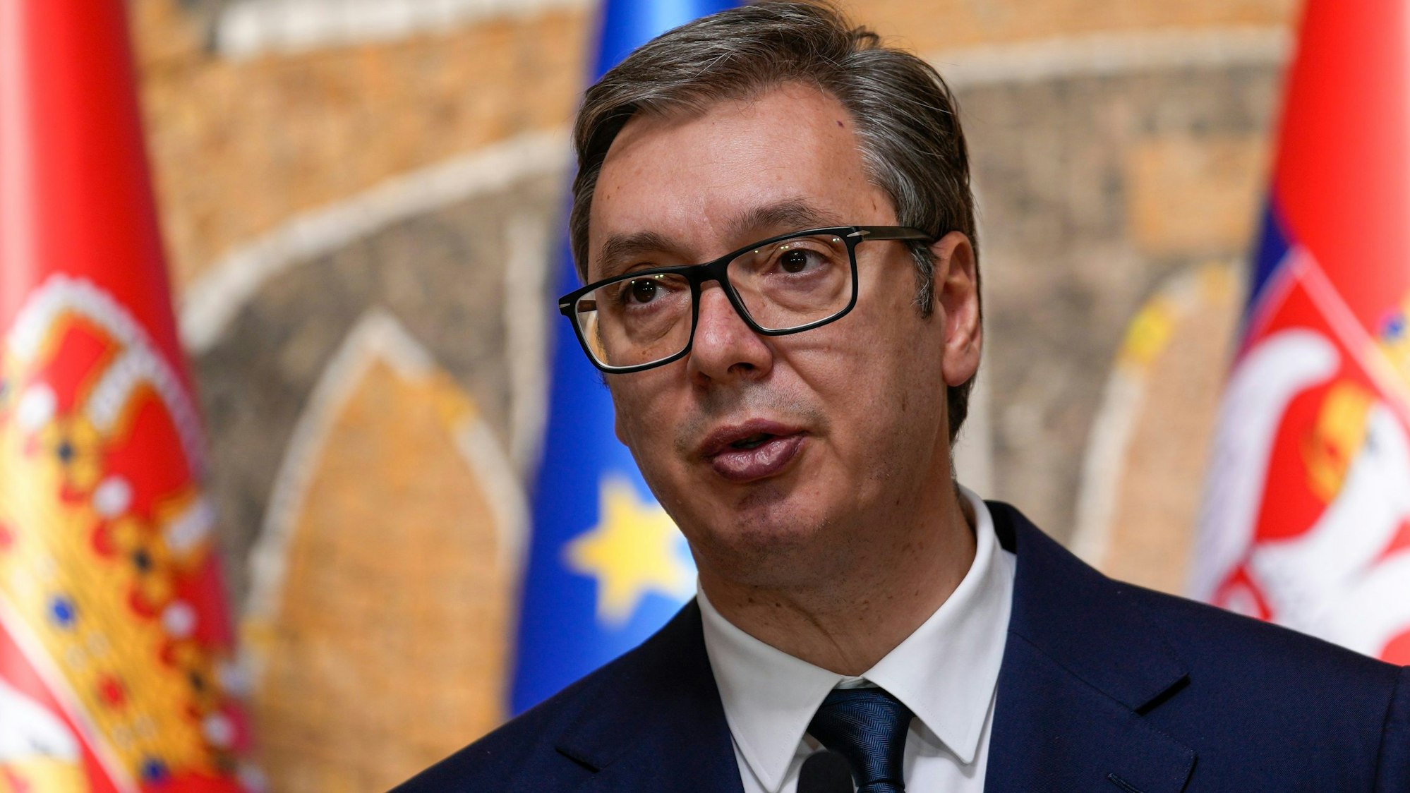 Der serbische Präsident Aleksandar Vucic