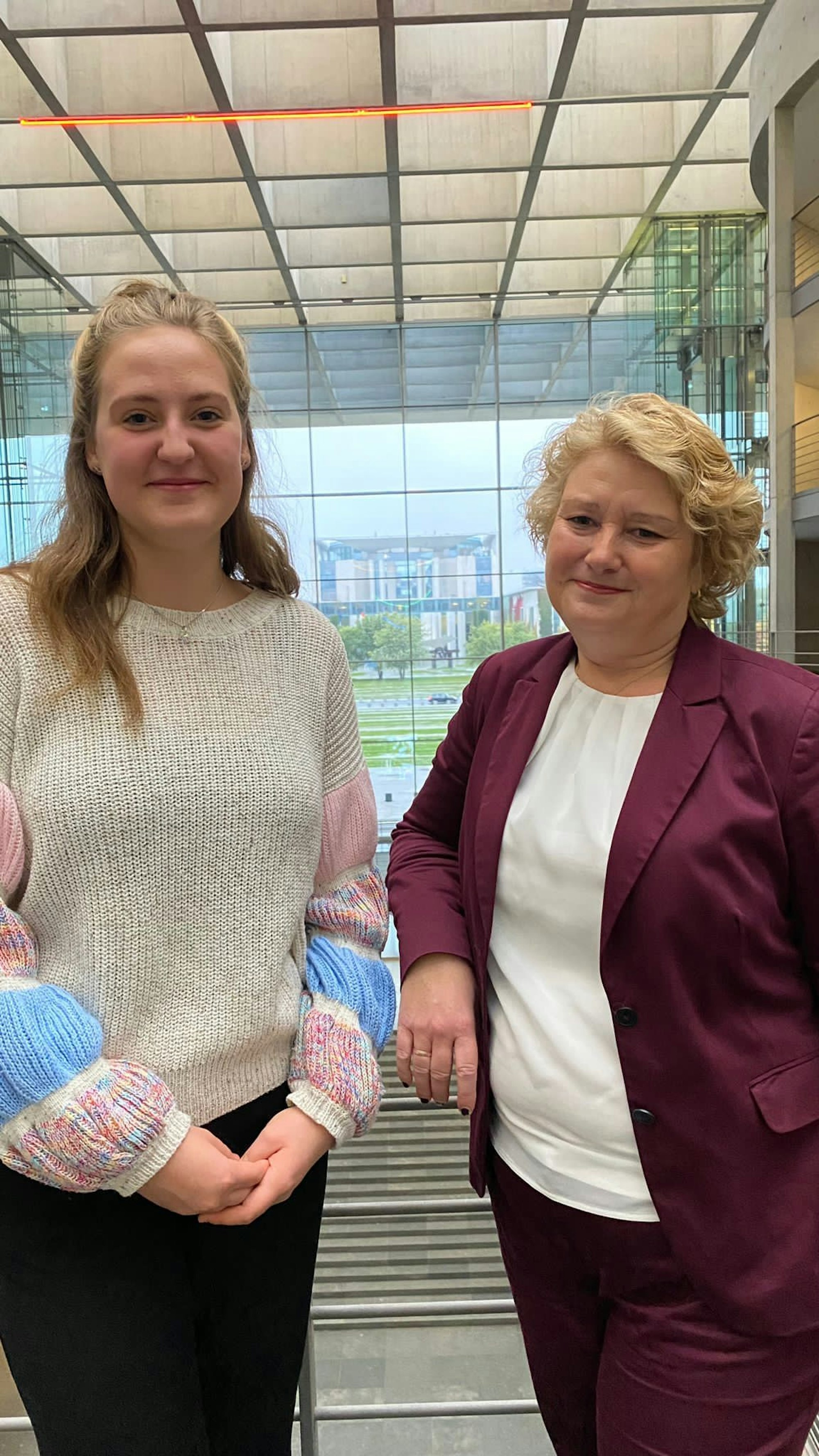 Praktikum Madita Ehrhardt im Deutschen Bundestag