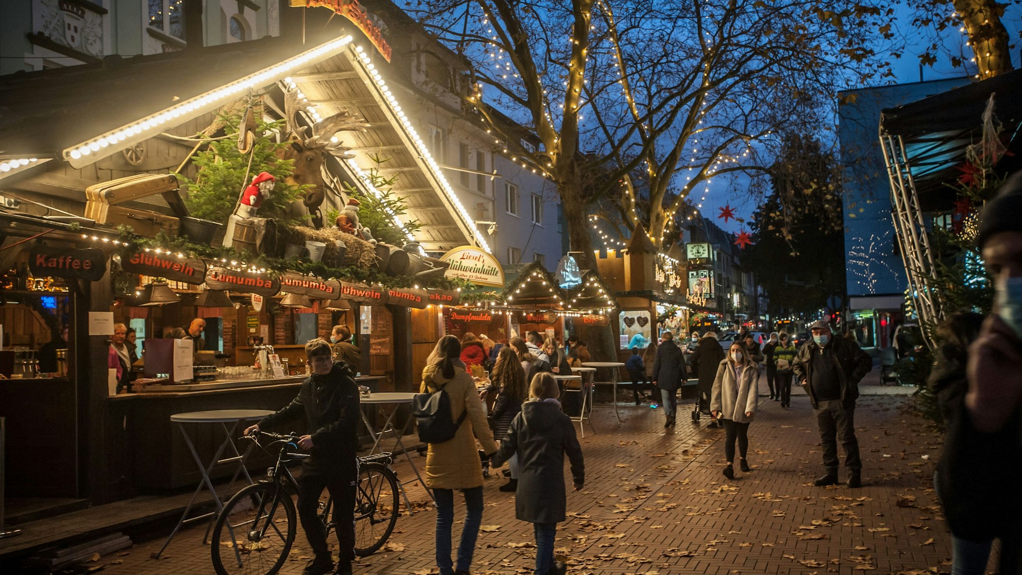 Der Weihnachtsmarkt in Opladen