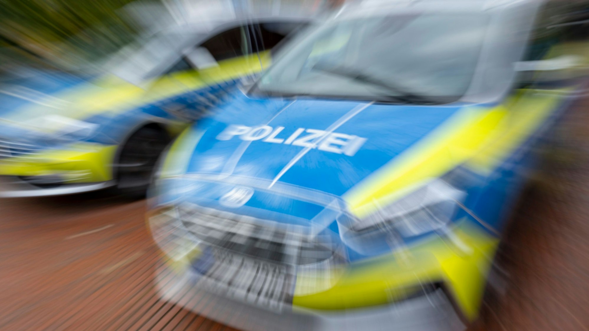 Zu sehen ist ein Polizeiwagen.