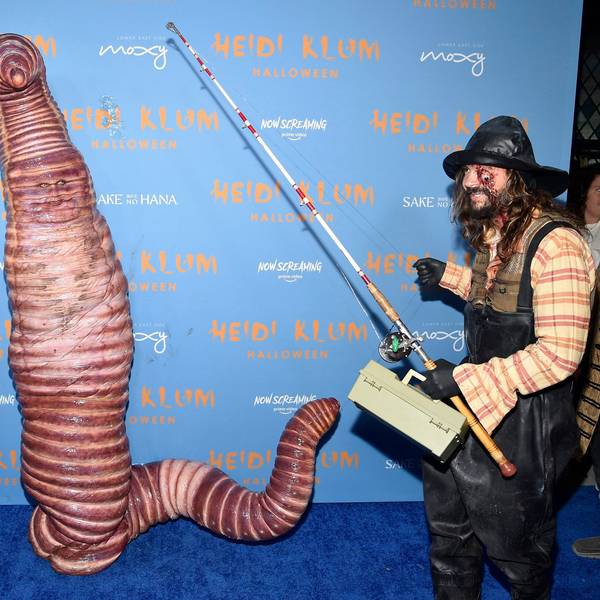 ARCHIV - 31.10.2022, USA, New York: Heidi Klum (l) und Ehemann Tom Kaulitz besuchen Klums 21. jährliche Halloween-Party im Sake No Hana im Moxy Lower East Side in New York. (zu dpa: «Ruhe vor dem Sturm» - Klum spielt vor Halloween mit Fan-Erwartungen) Foto: Evan Agostini/Invision via AP/dpa +++ dpa-Bildfunk +++