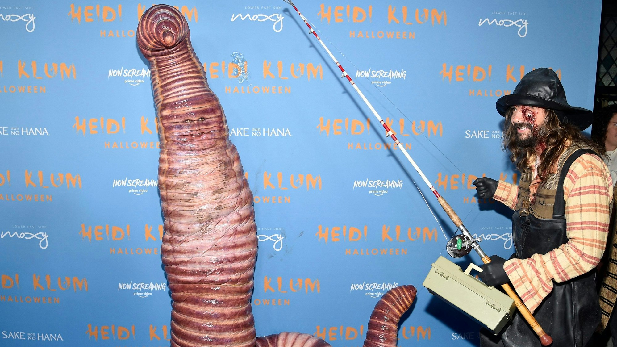 ARCHIV - 31.10.2022, USA, New York: Heidi Klum (l) und Ehemann Tom Kaulitz besuchen Klums 21. jährliche Halloween-Party im Sake No Hana im Moxy Lower East Side in New York. (zu dpa: «Ruhe vor dem Sturm» - Klum spielt vor Halloween mit Fan-Erwartungen) Foto: Evan Agostini/Invision via AP/dpa +++ dpa-Bildfunk +++