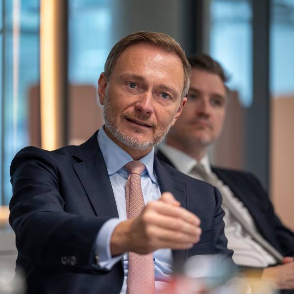 Finanzminister Christian Lindner im Interview