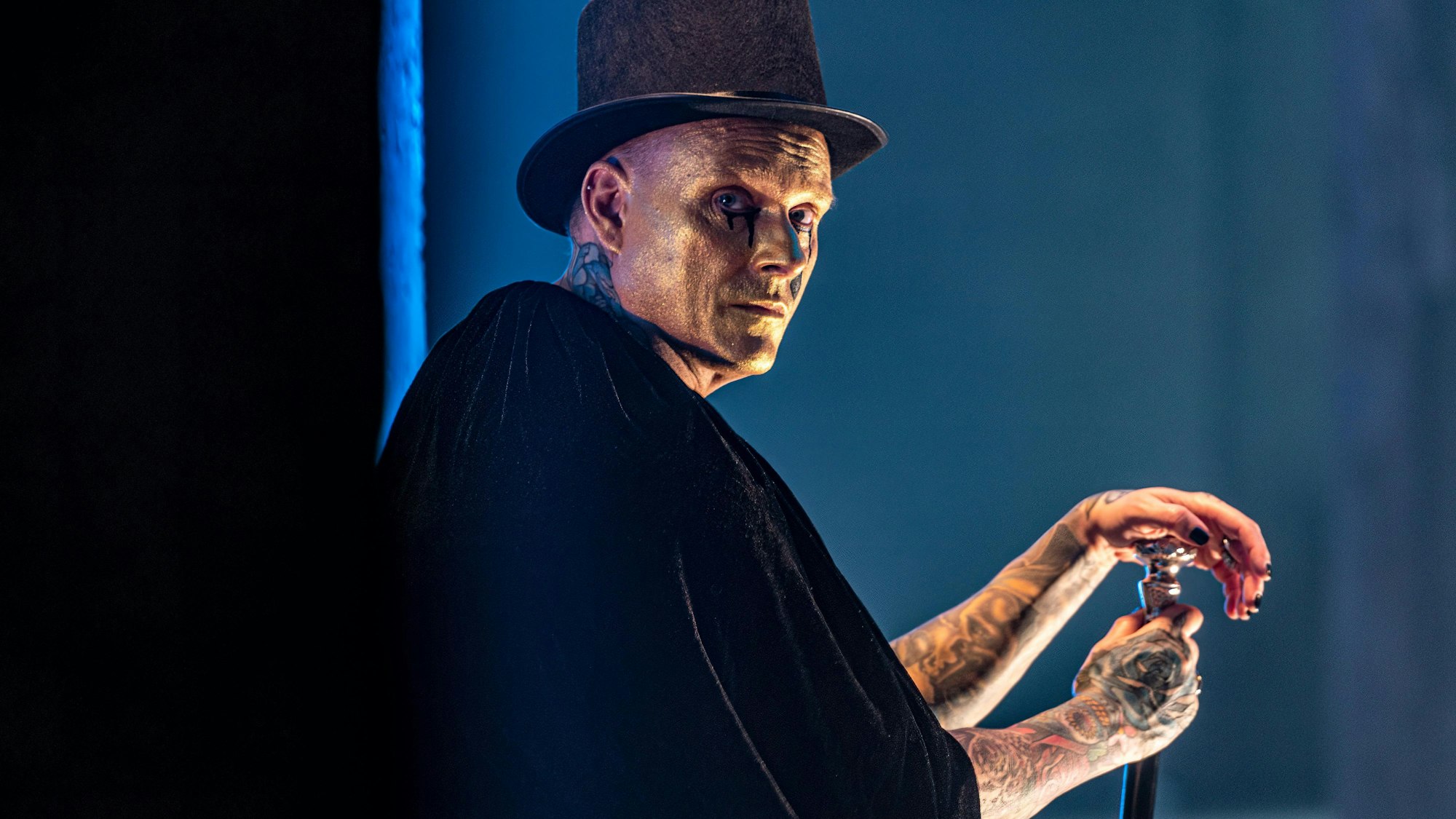 Malte Schmidt-Kohl nimmt Musikvideo in Bergisch Gladbach auf.