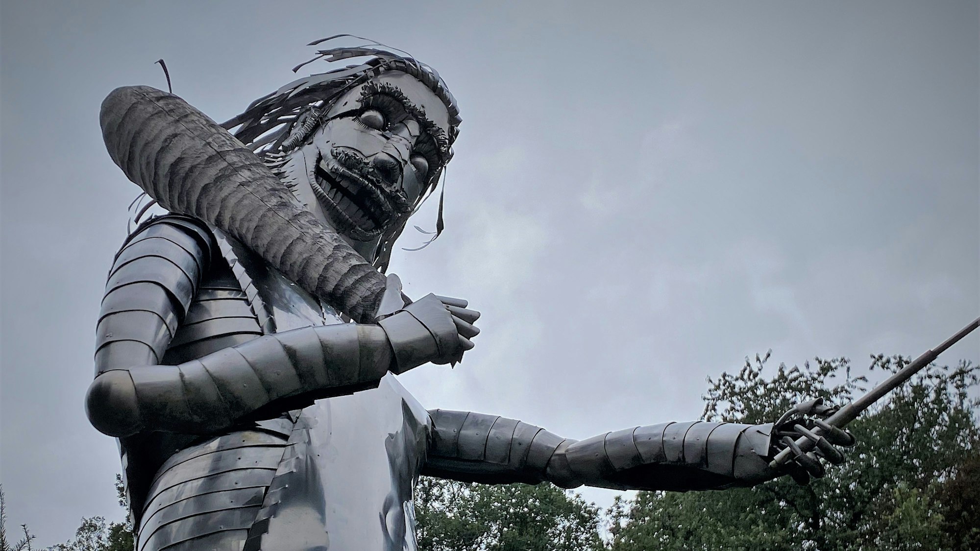 In Mechernich erinnern heute noch einige Statuen an den bösen Riesen.