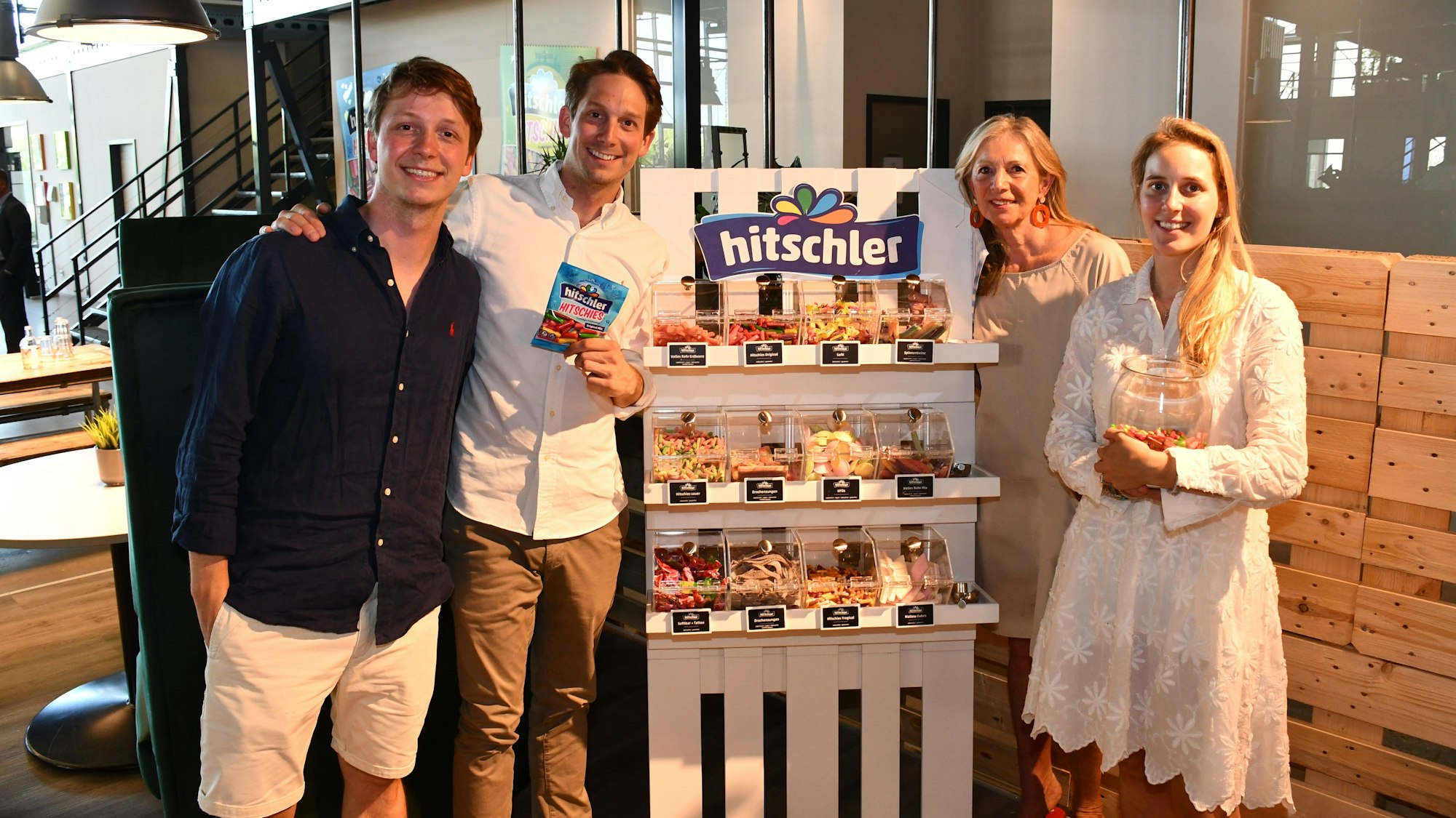 Nicolas Hitschler, Philip Hitschler-Becker, Gaby Hitschler-Becker, Julia Hitschler (v.l.).