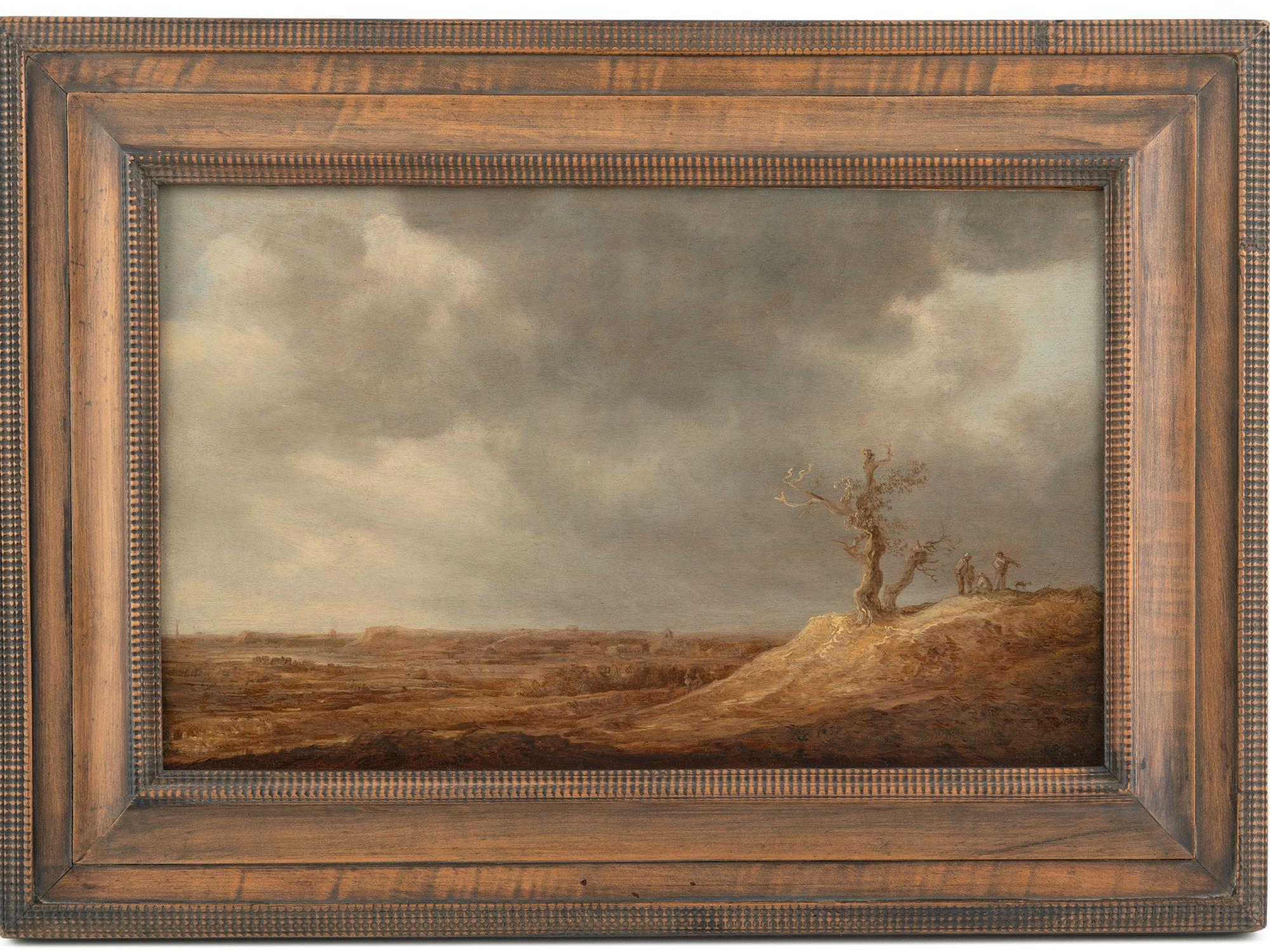 Bild mit dem Titel „Blick in ein weites Flusstal“