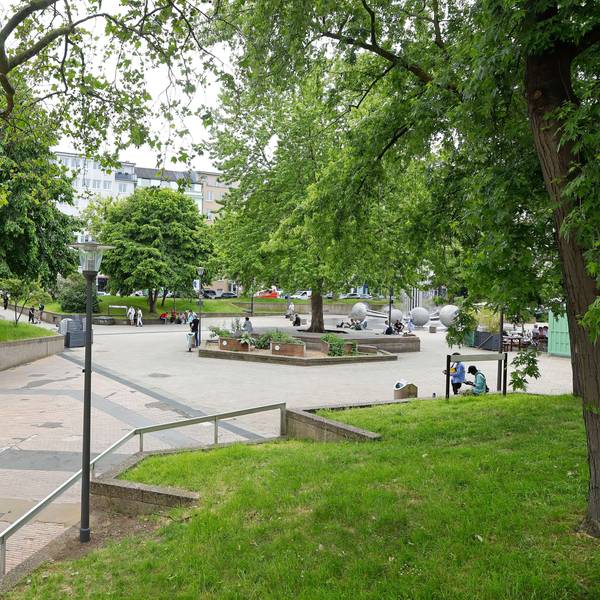 Blick auf den Ebertplatz in Köln