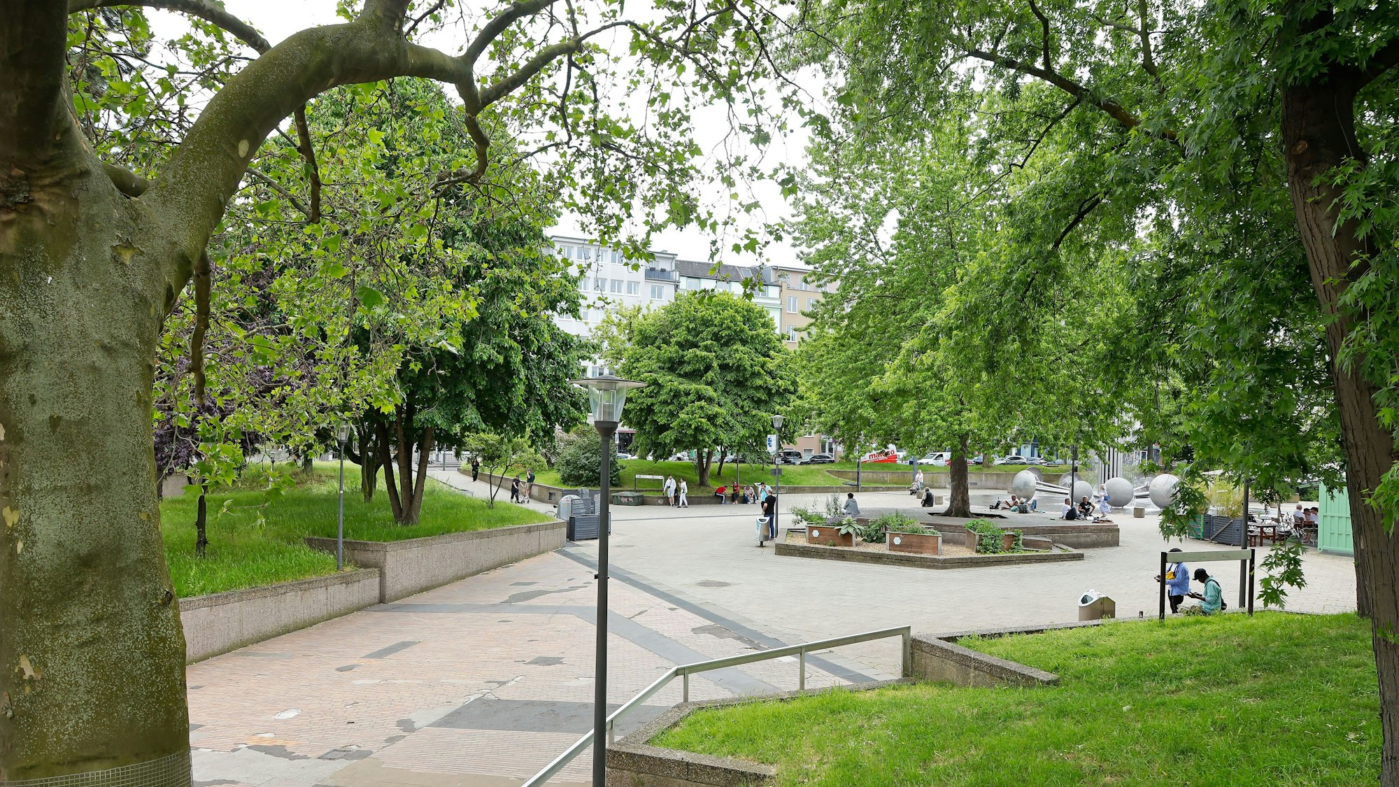 Blick auf den Ebertplatz in Köln