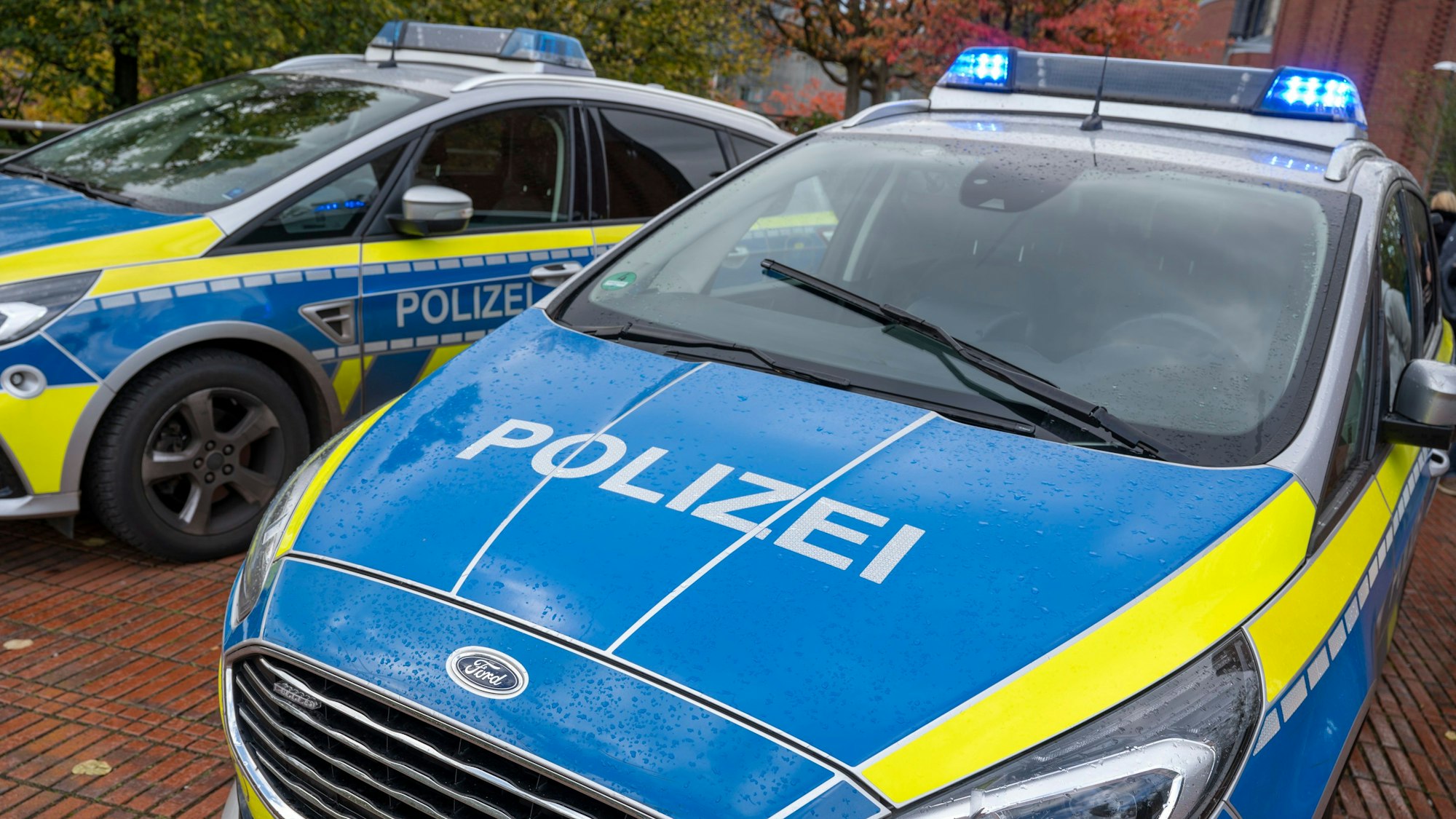 Ein Fahrzeug der Polizei.