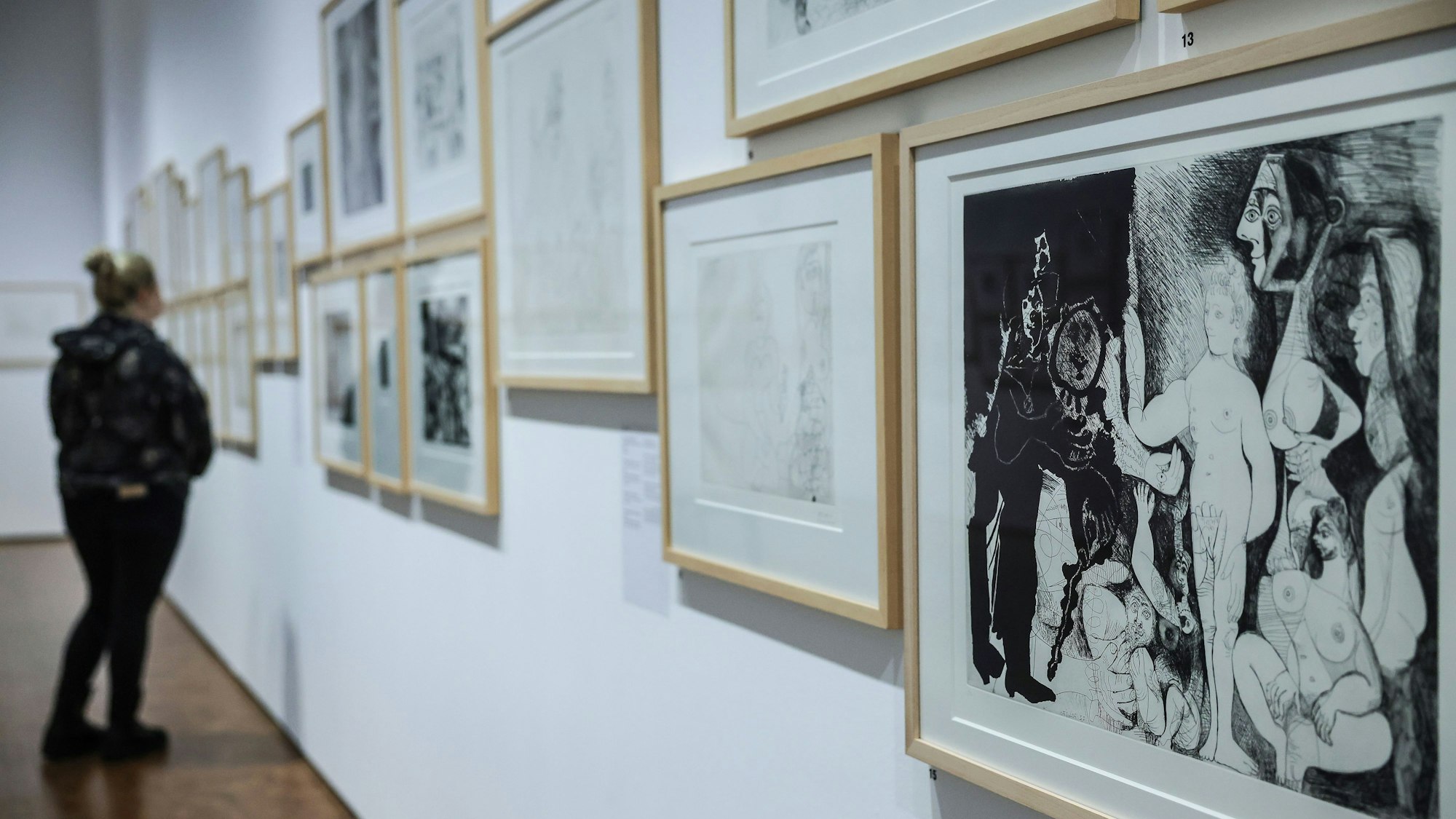 Das Museum Ludwig beherbergt die drittgrößte Picasso-Sammlung der Welt. Aktuell werden 155 Radierungen aus den Jahren 1968-1972 gezeigt.