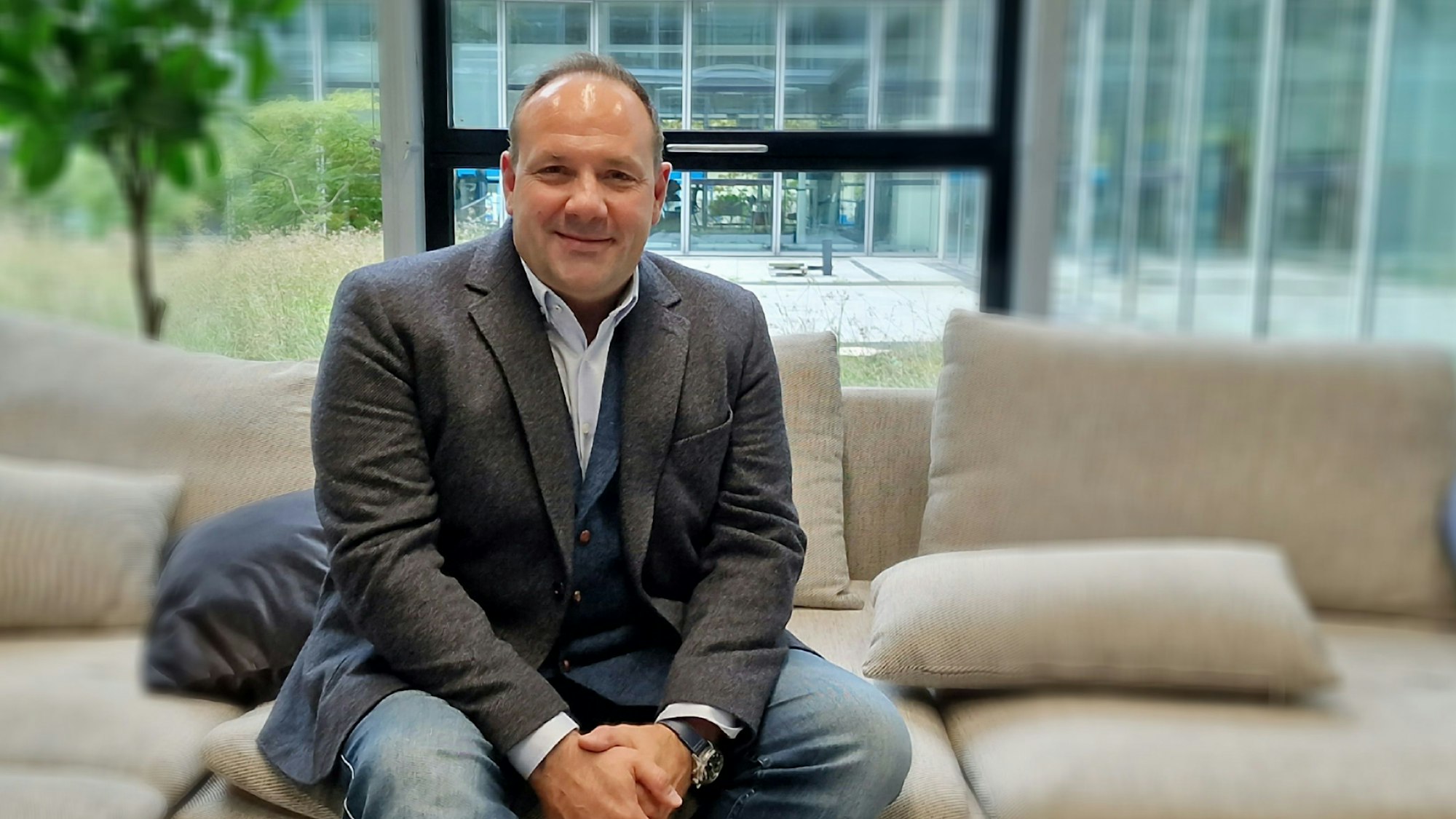 Björn Griesemann, Präsident der Blauen Funken und Geschäftsführer der Griesemann-Gruppe.