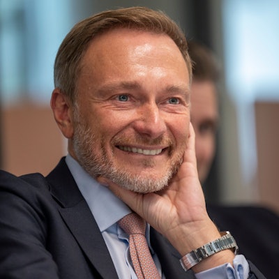 Finanzminister Christian Lindner ist im Interview zu sehen.