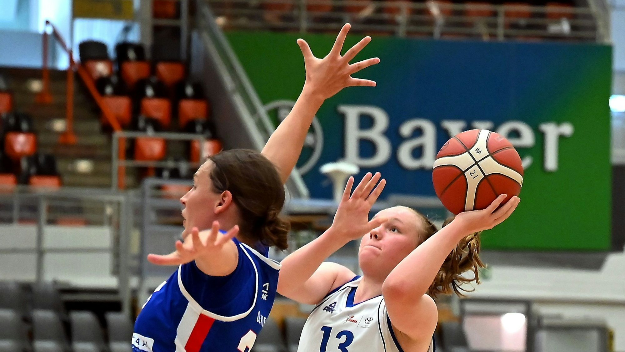 03.09.2023, Basketball-BBZ opladen-CBV Binnenland
rechts: Greta Kröger (Opladen)
Foto: Uli Herhaus