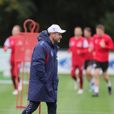 1. FC Köln, Training, Steffen Baumgart (1. FC Köln), 30.10.2023, Bild: Herbert Bucco