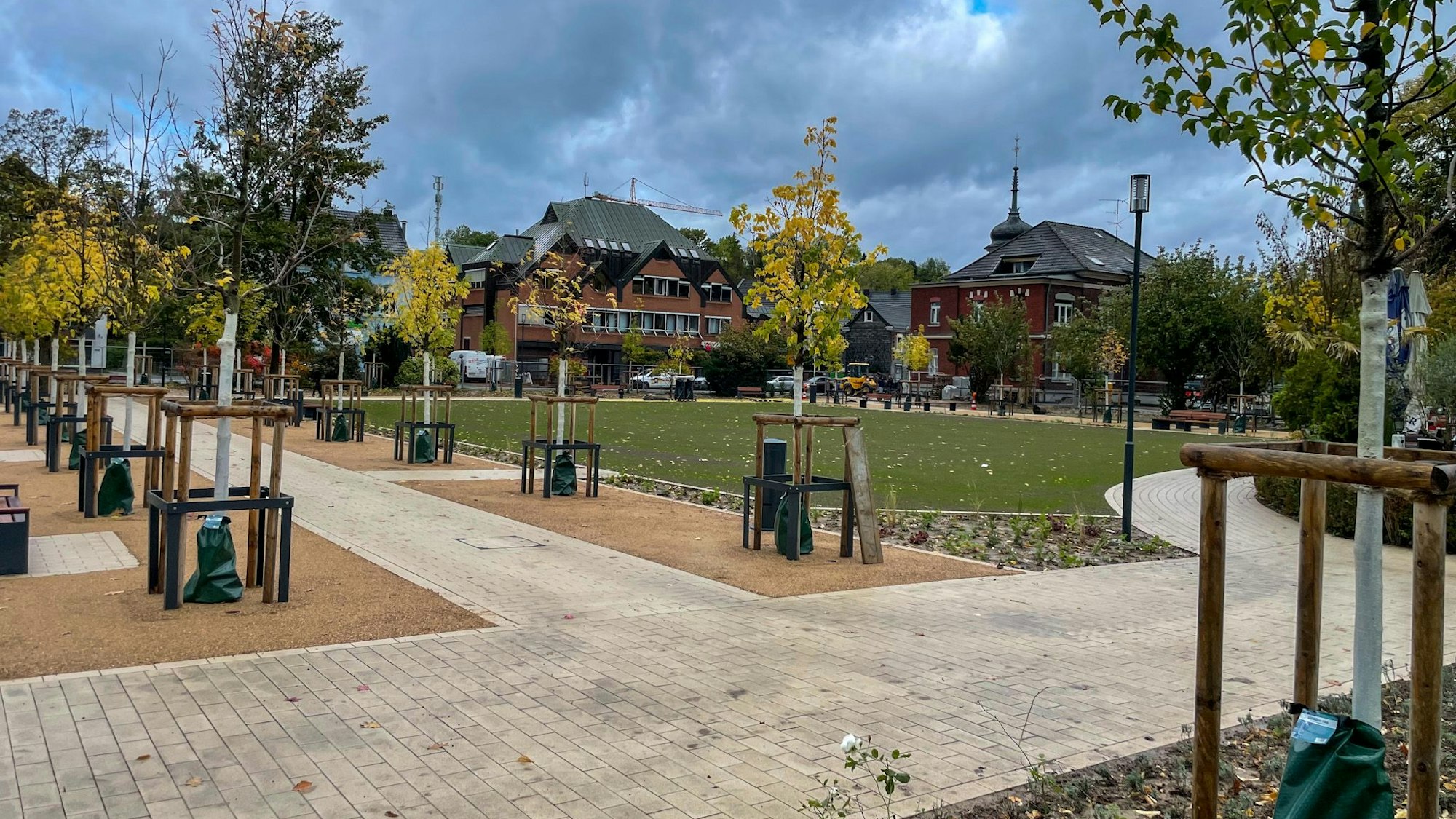Der Stadtpark in Leichlingen.