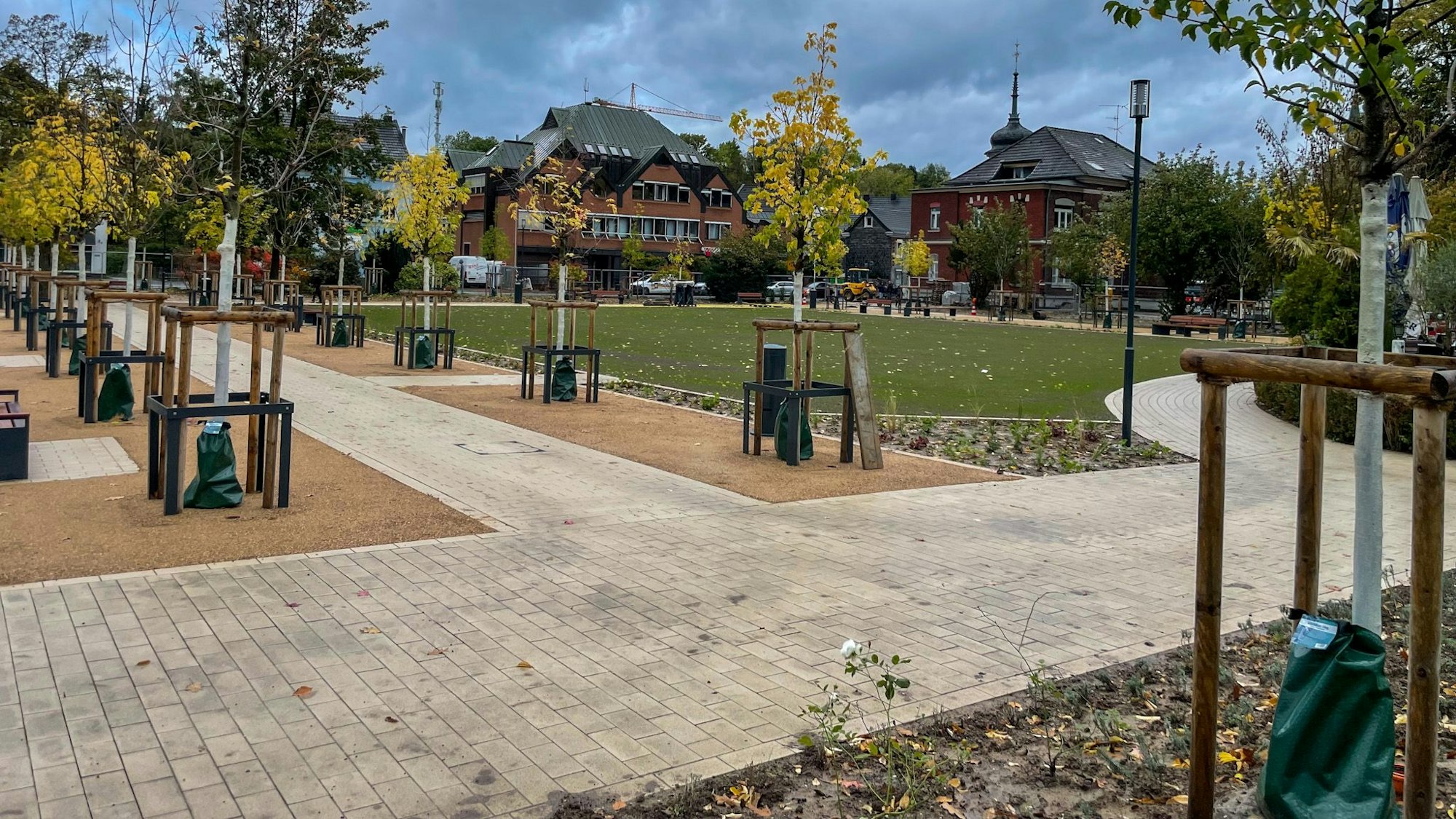 Die Bauarbeiten im Leichlinger Stadtpark sind abgeschlossen.
