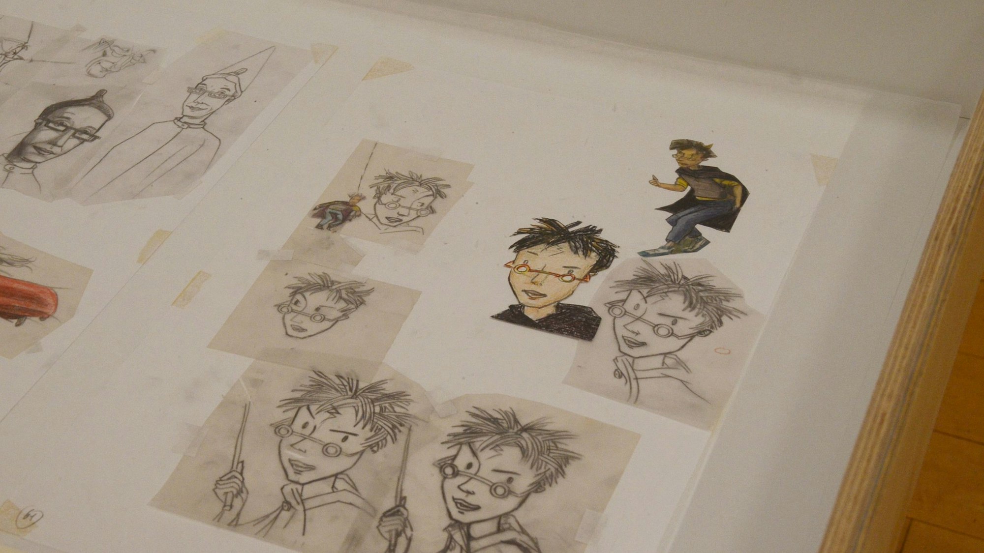 Illustrationen von Harry Potter.