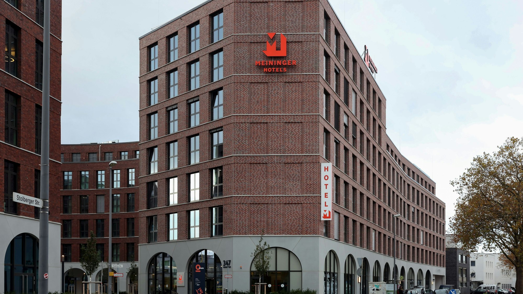 Das Meininger-Hotel von außen.