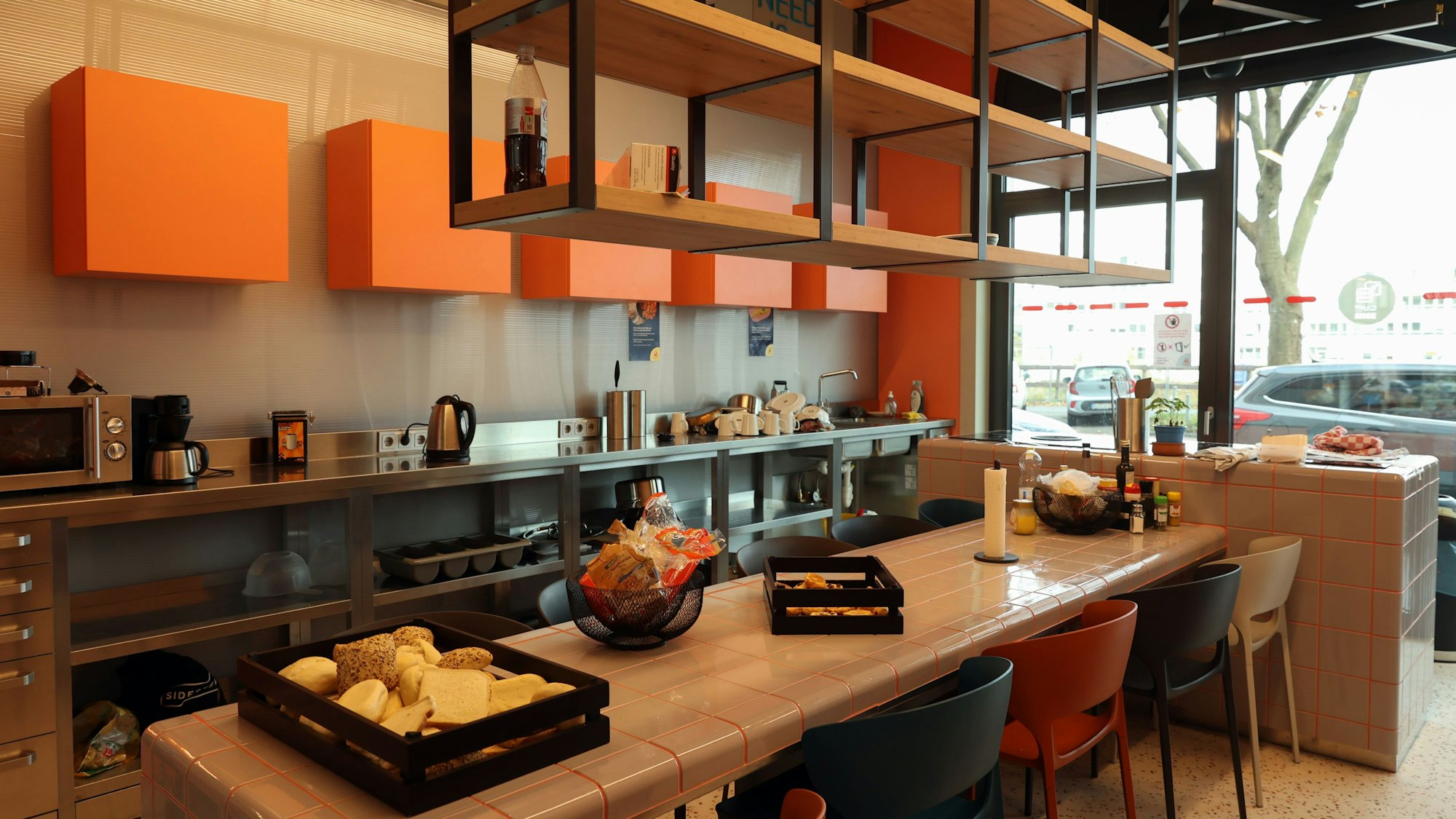 Die Gästeküche des Hotels