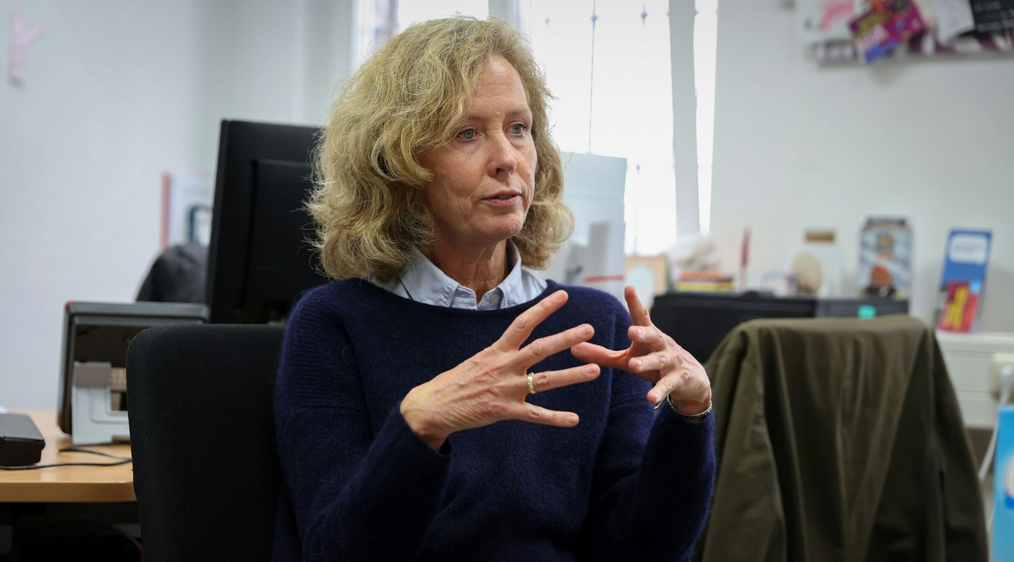 27.10.2023
Köln:
Reportage aus der JVA Rheinbach: Wie leben betagte Häftlinge in NRW-Gefängnissen.
Abteilung für lebensältere Inhaftierte
Renate Gaddun, Anstaltsleiterin
Foto: Martina Goyert