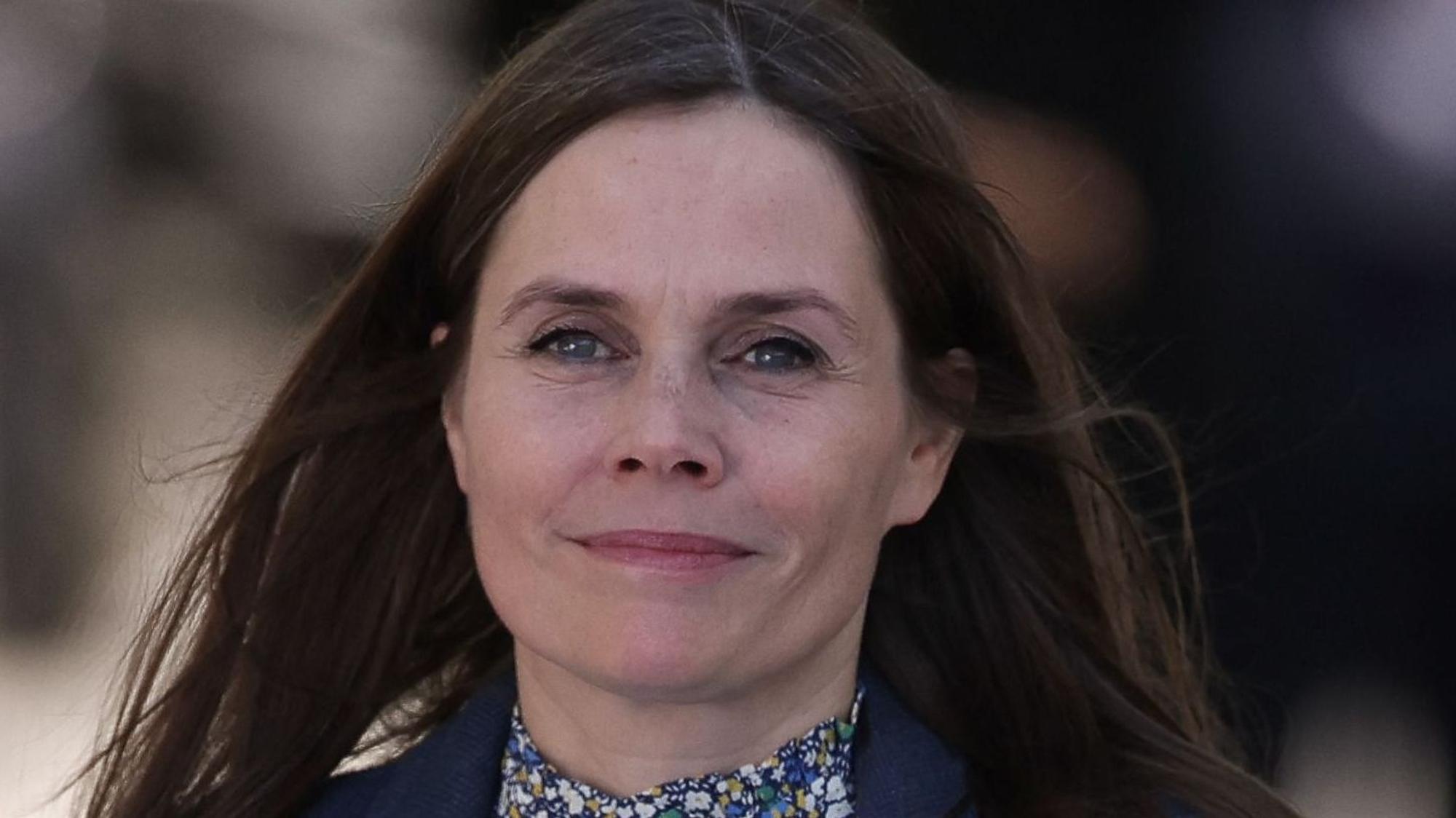 Die isländische Premierministerin Katrin Jakobsdottir bei einem EU-Treffen in Spanien im Oktober.