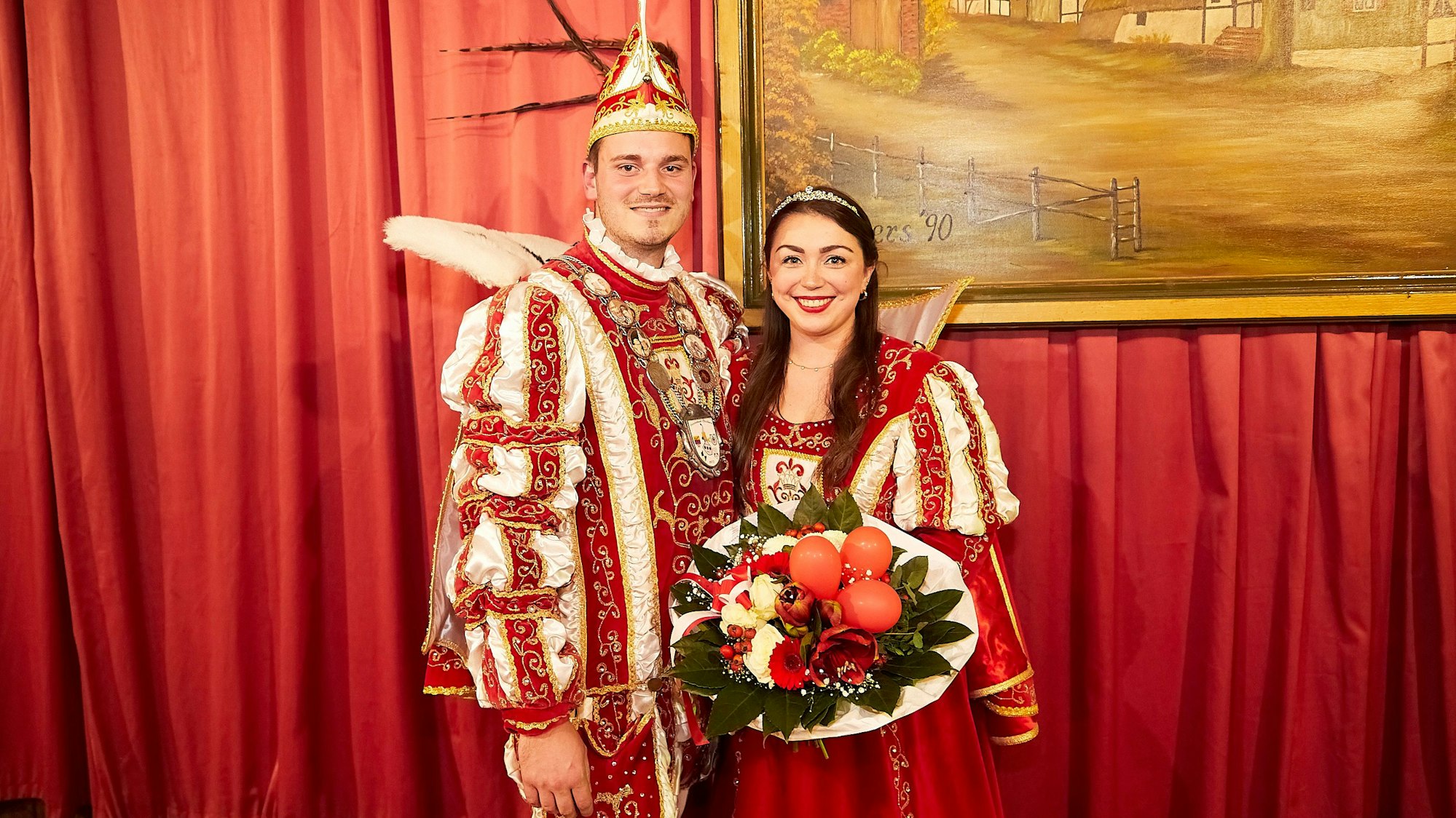 Das Bild zeigt das neue Prinzenpaar aus Dreiborn.