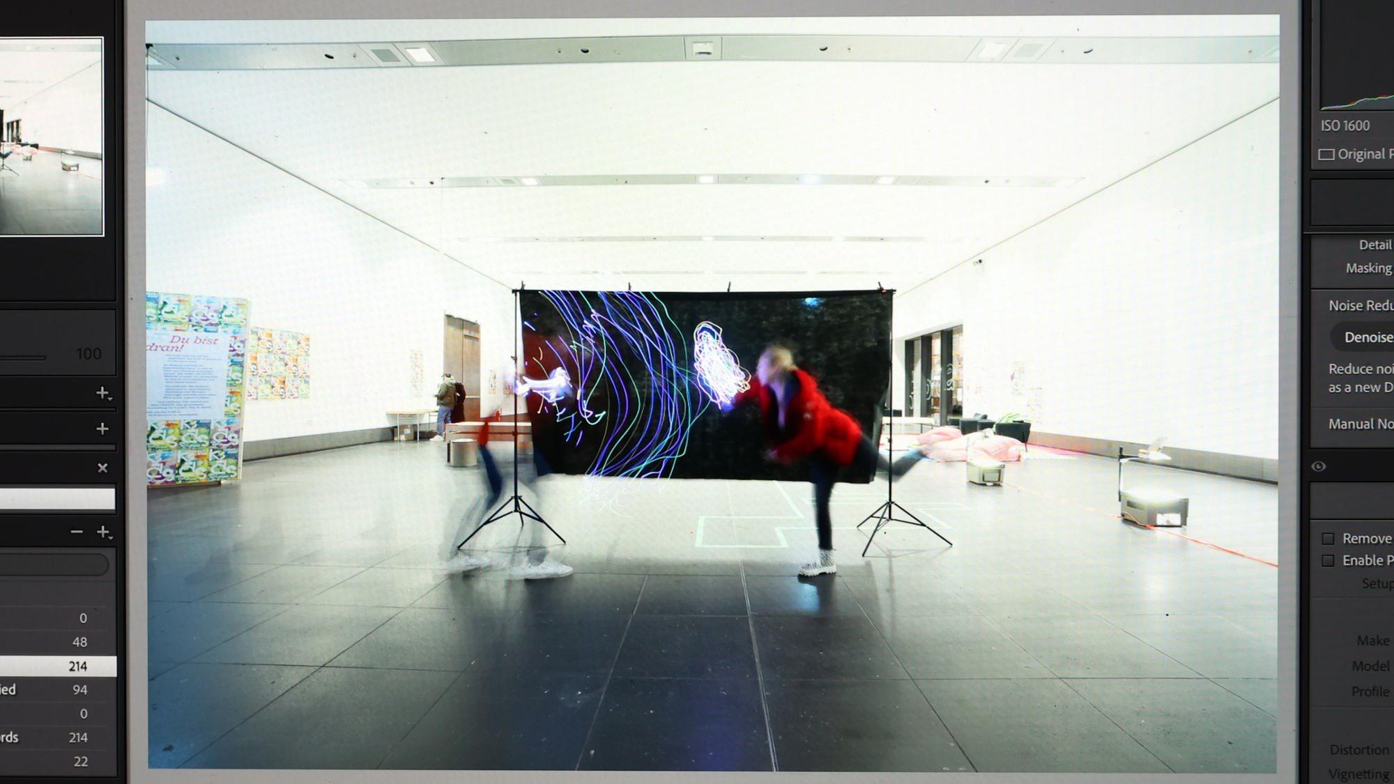 Eine Aufnahme des Lichtworkshops im Rautenstrauch-Joest-Museum.